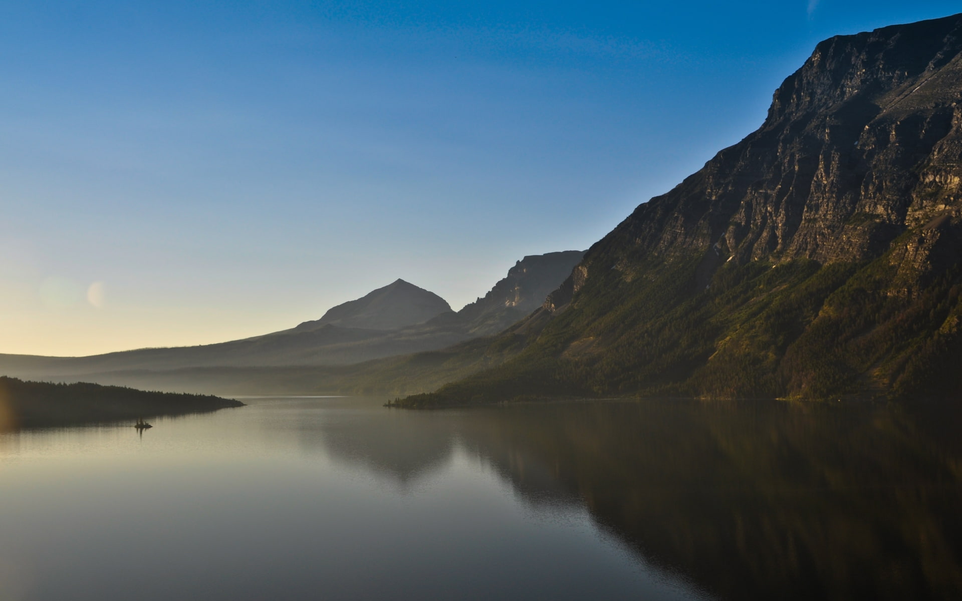 1080P, Saint Mary Lake, Earth, HD Wallpaper