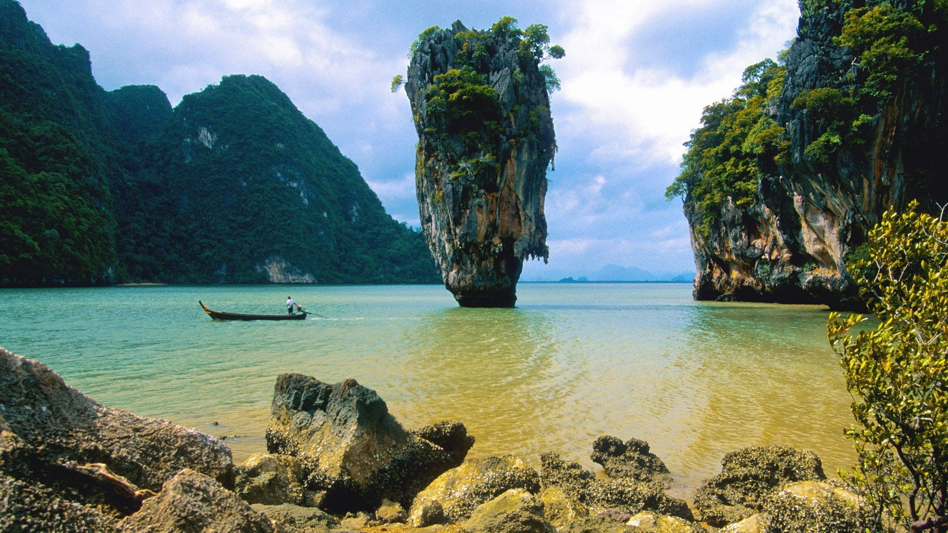 bond, 1080P, landscapes, national, islands, nature, park, james, majestic, thailand, HD Wallpaper