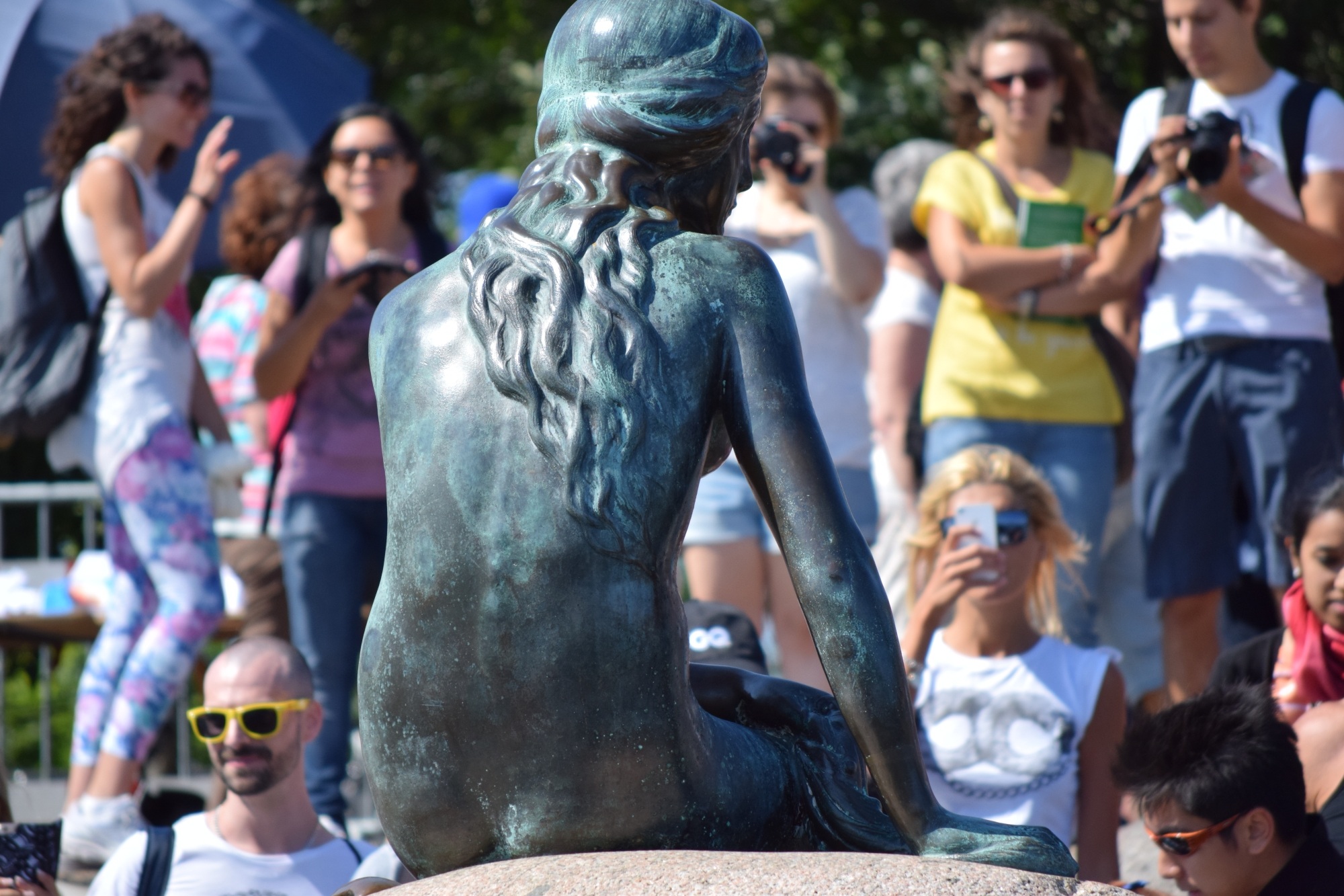 summer, near, 1080P, holiday in the city, festival, creativity, art and craft, fashion, group, outdoors, real people, lifestyles, mermaid, copenhagen, HD Wallpaper