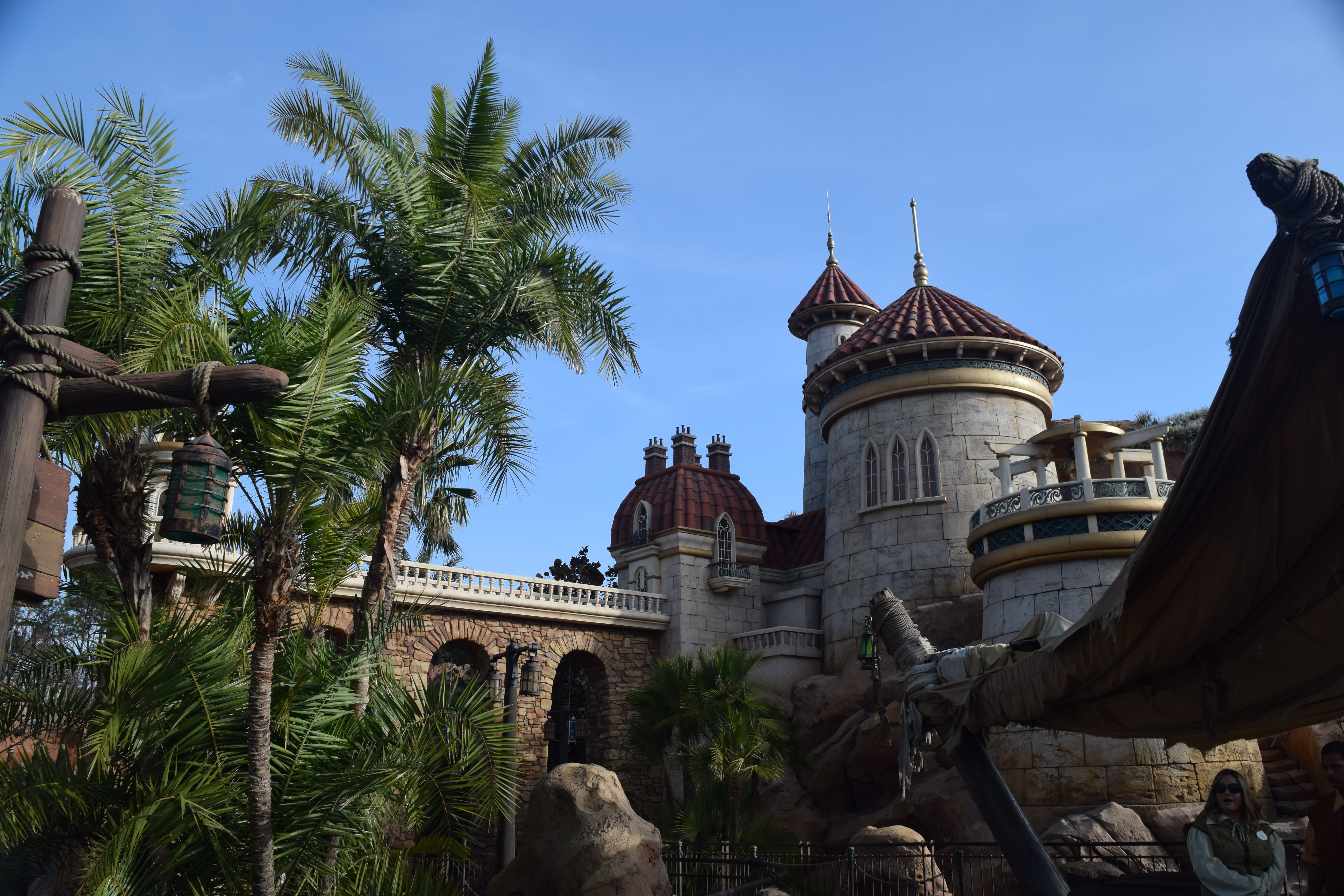 little mermaid, nature, outdoors, palm tree, building exterior, travel, day, built structure, belief, the past, history, 5K, plant, building, architecture, HD Wallpaper