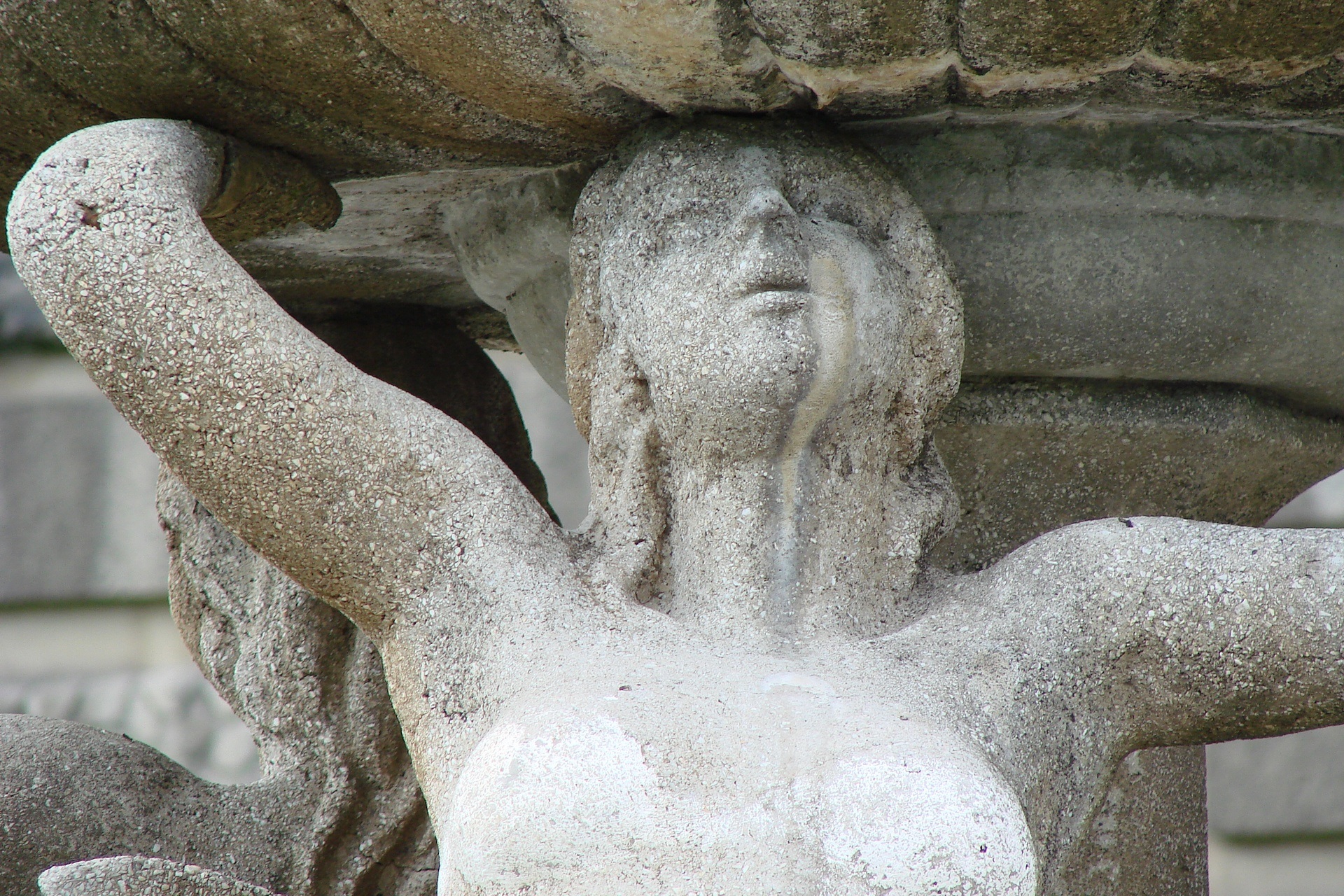 fountain, close-up, human representation, built structure, sculpture, architecture, angel, carving - craft product, old, no people, female likeness, art and craft, HD Wallpaper
