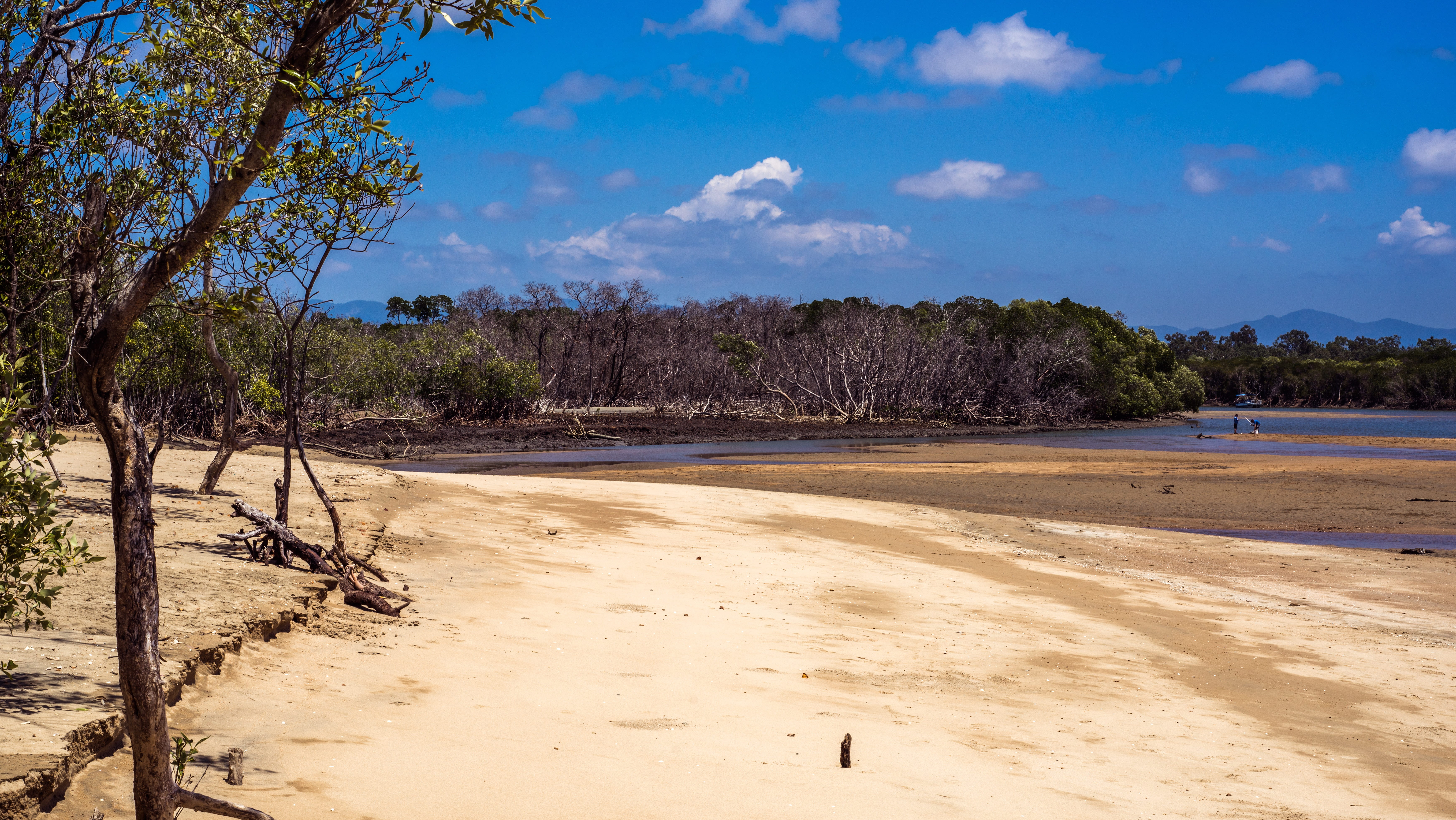 sea, saunders creek, nature, townsvilles best kept secret, townsville fishing spot, saunders shop, cloud - sky, day, saunders beach, land, beauty in nature, HD Wallpaper