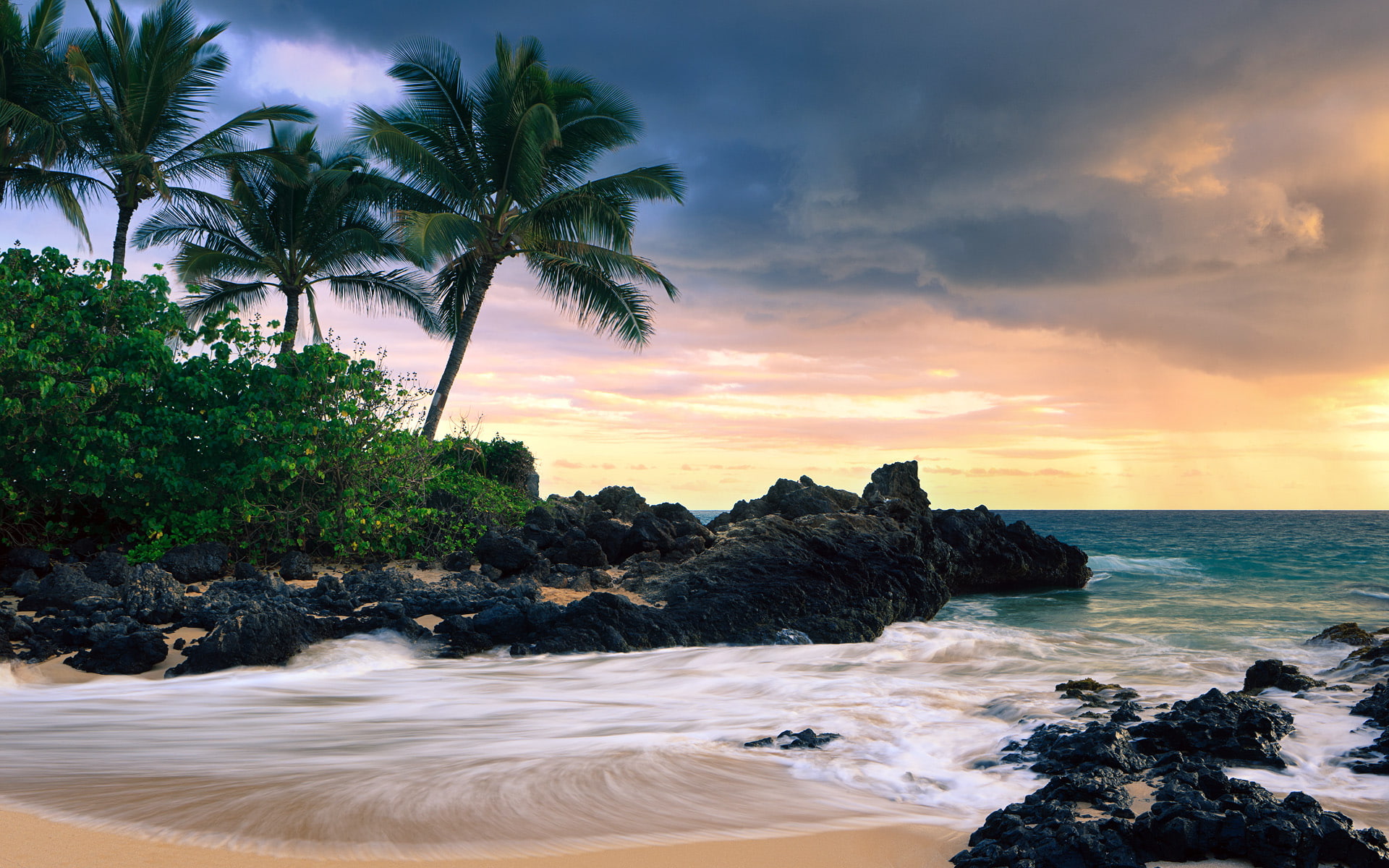 Secret, Beache, Hawaii, 1080P, HD Wallpaper