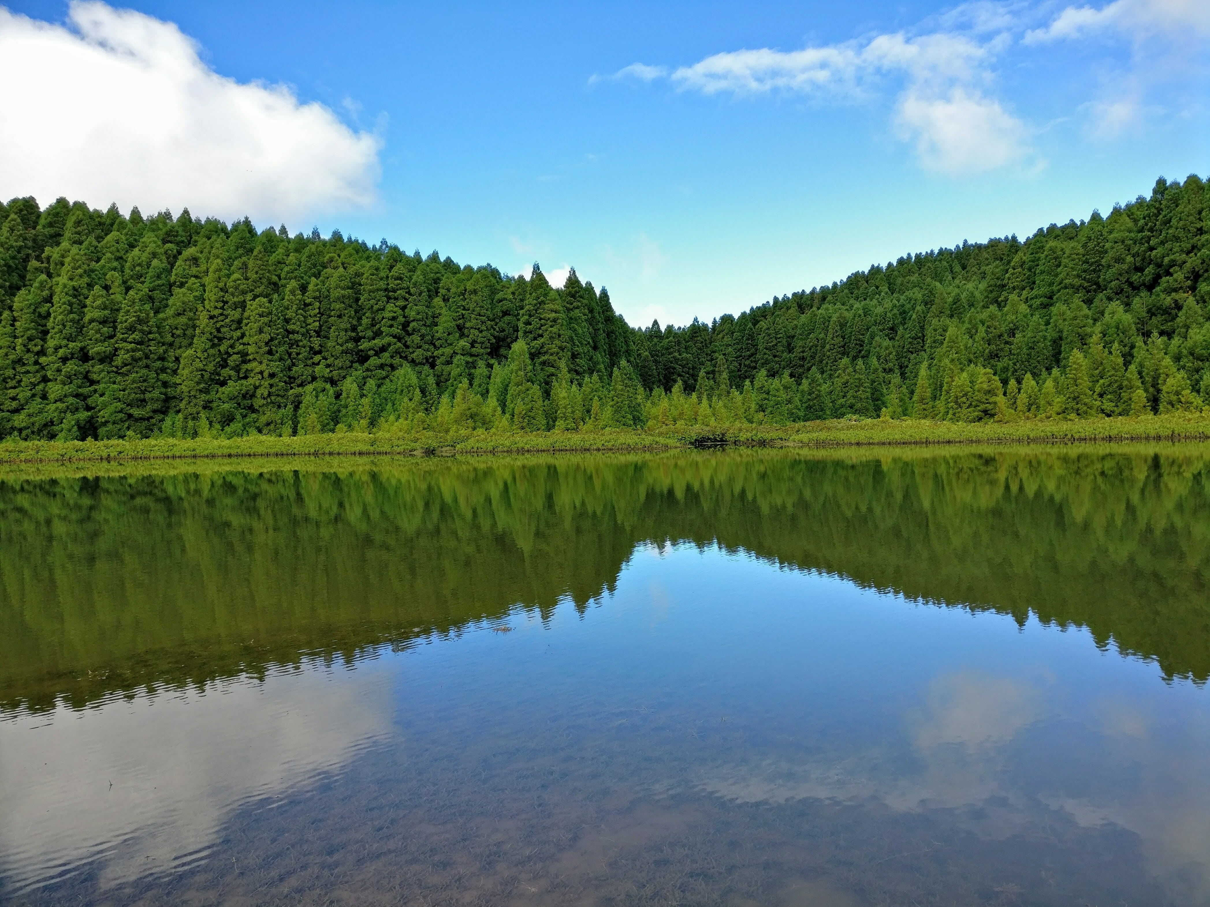 no people, tranquility, reflection, non-urban scene, waterfront, nature, sky, day, scenics, 4K, lake, scenics - nature, beauty, beauty in nature, clean, HD Wallpaper