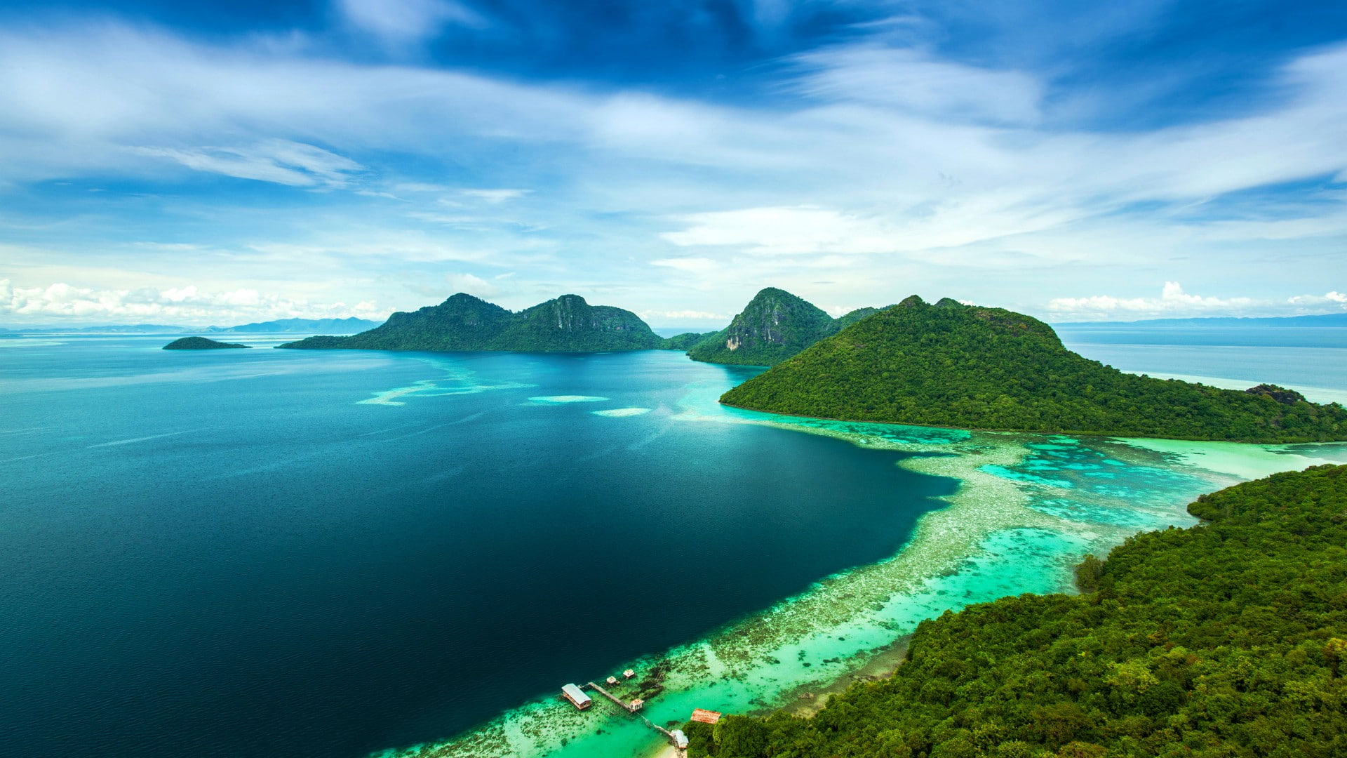 1080P, landscape, malaysia, sea, island, HD Wallpaper