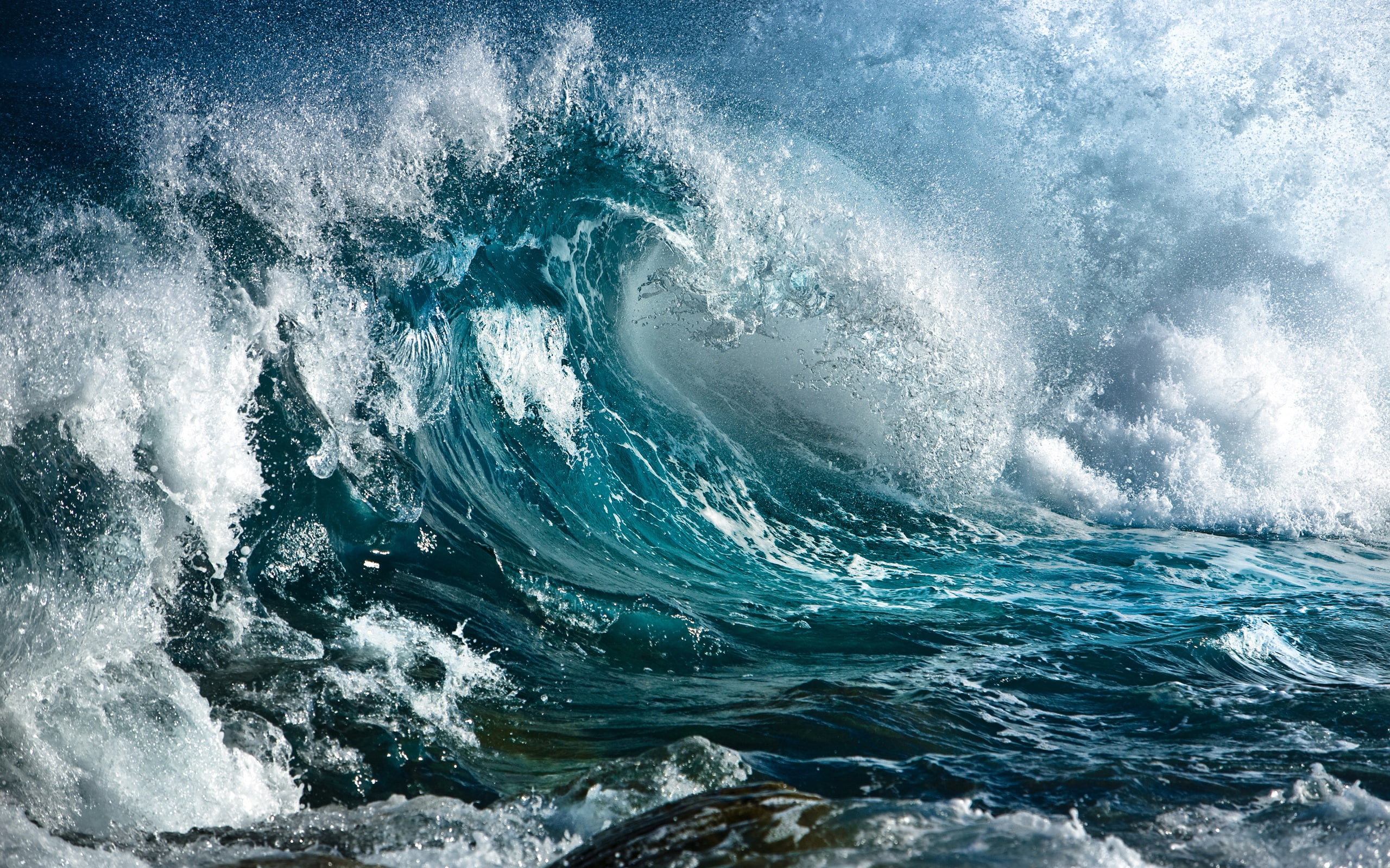 2K, Wind, Waves, Sea, HD Wallpaper