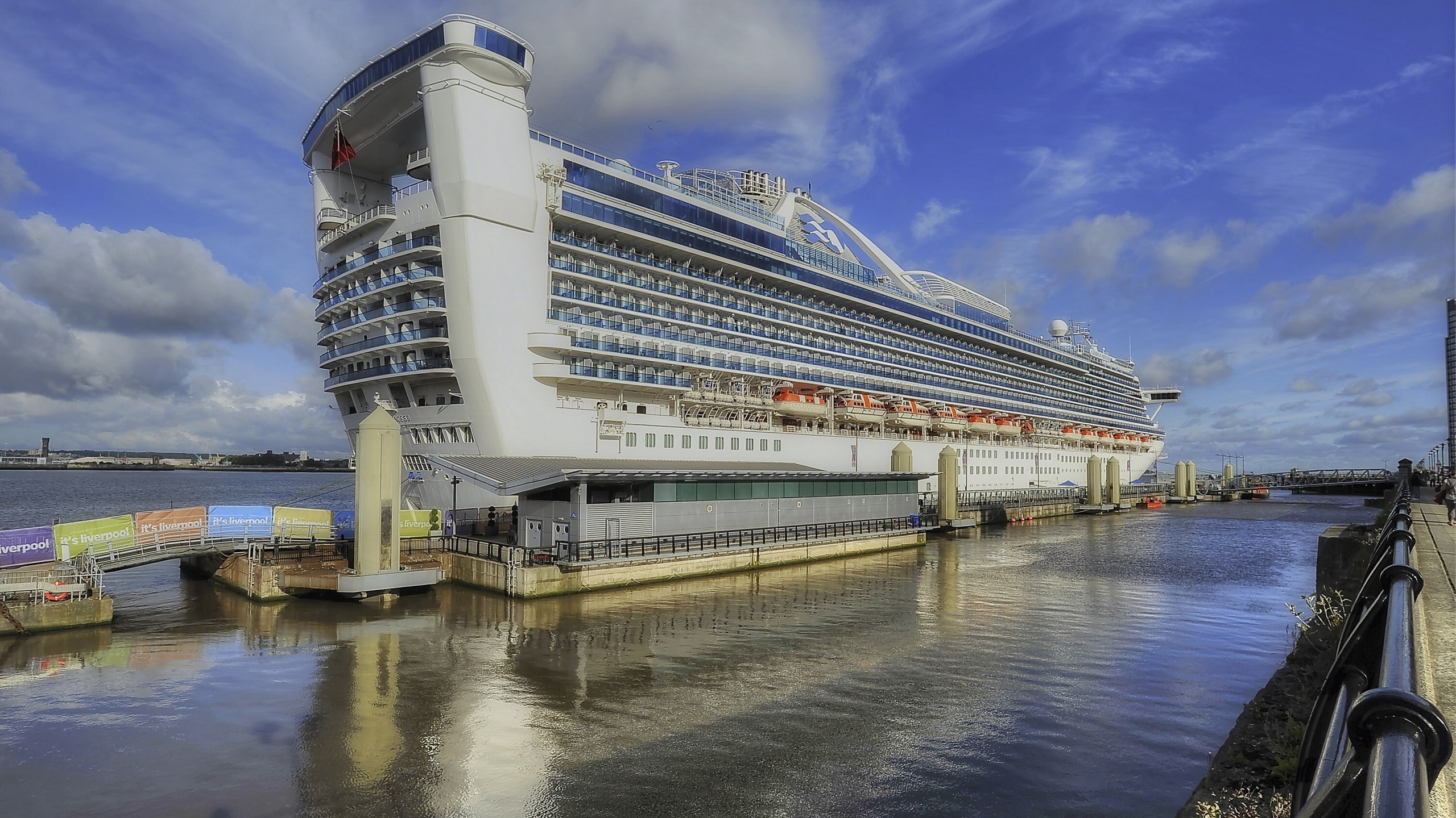 2K, cruise ship, Caribbean Princess, HD Wallpaper