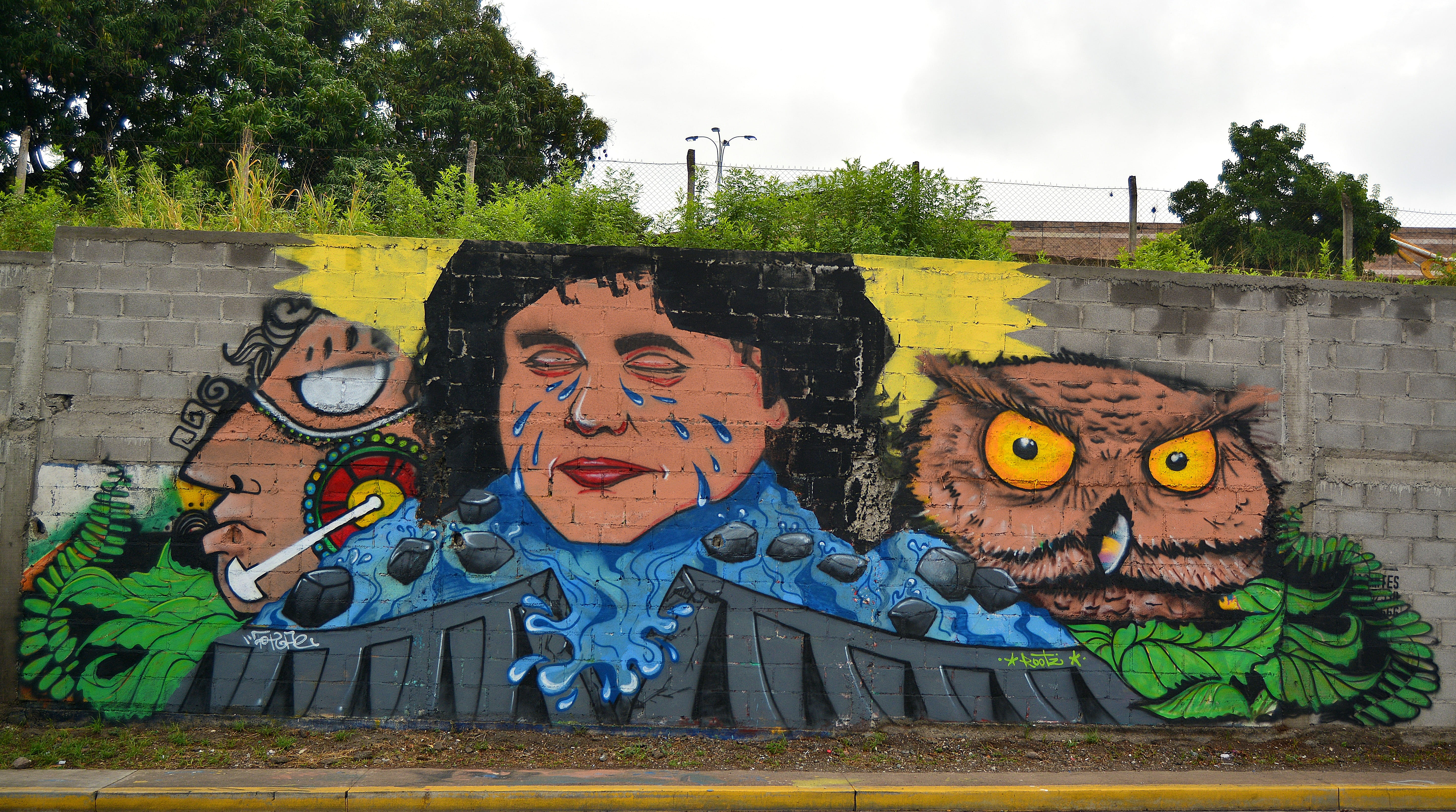 cáceres, creativity, human representation, street art, built structure, nature, day, wall, wall - building feature, architecture, 5K, tree, no people, HD Wallpaper