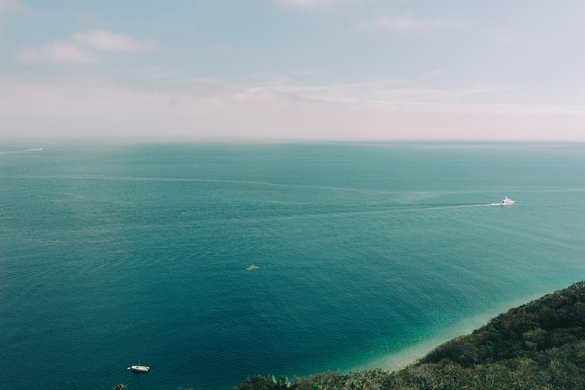 island, seascape, view, scenics - nature, tranquility, horizon, high angle view, 1080P, catalina, boats, beauty in nature, scenic, no people, idyllic, HD Wallpaper