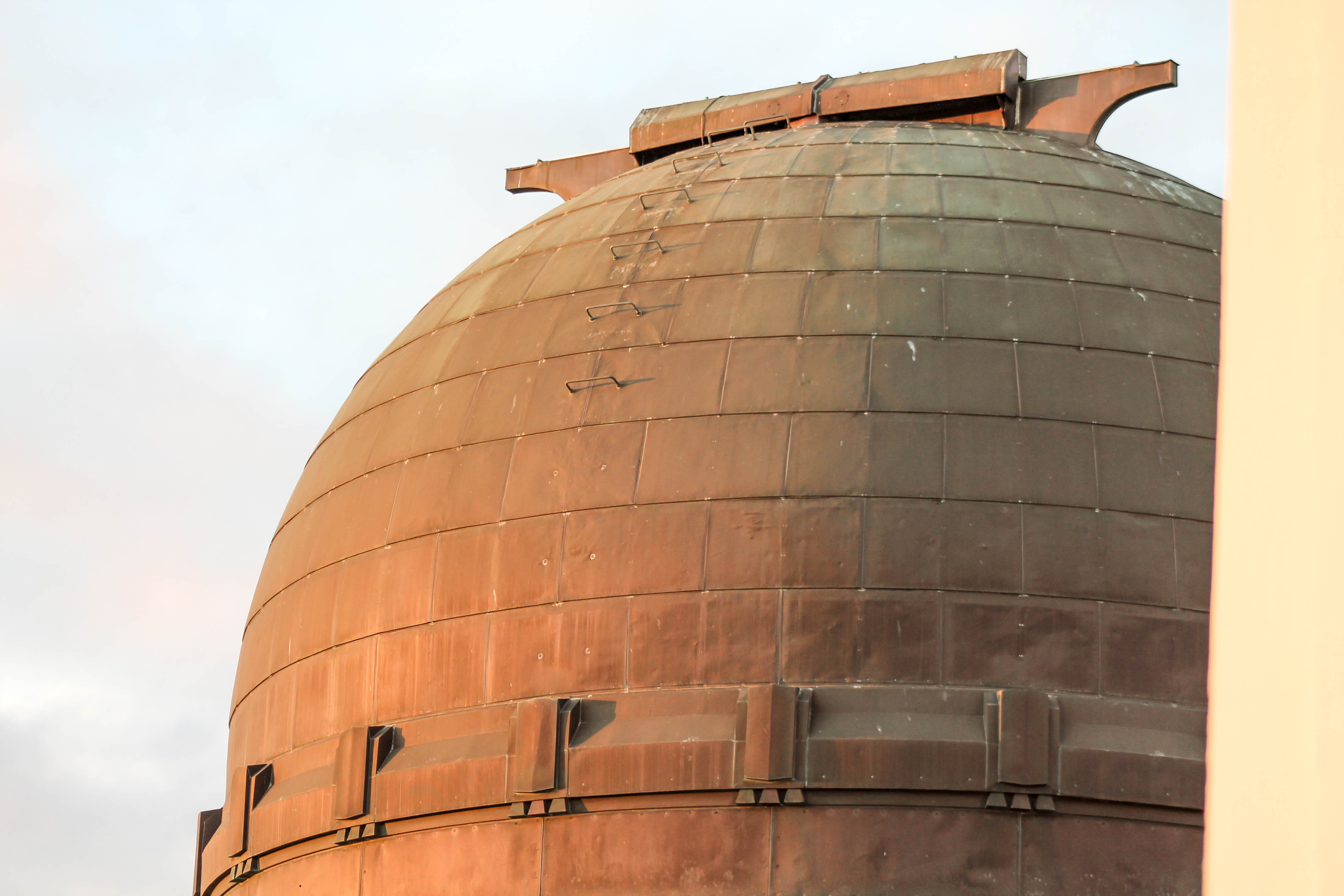 united states, nature, industry, 4K, day, LA, travel, architecture, outdoors, factory, Observatory, sky, tall - high, low angle view, storage tank, cloud - sky, HD Wallpaper
