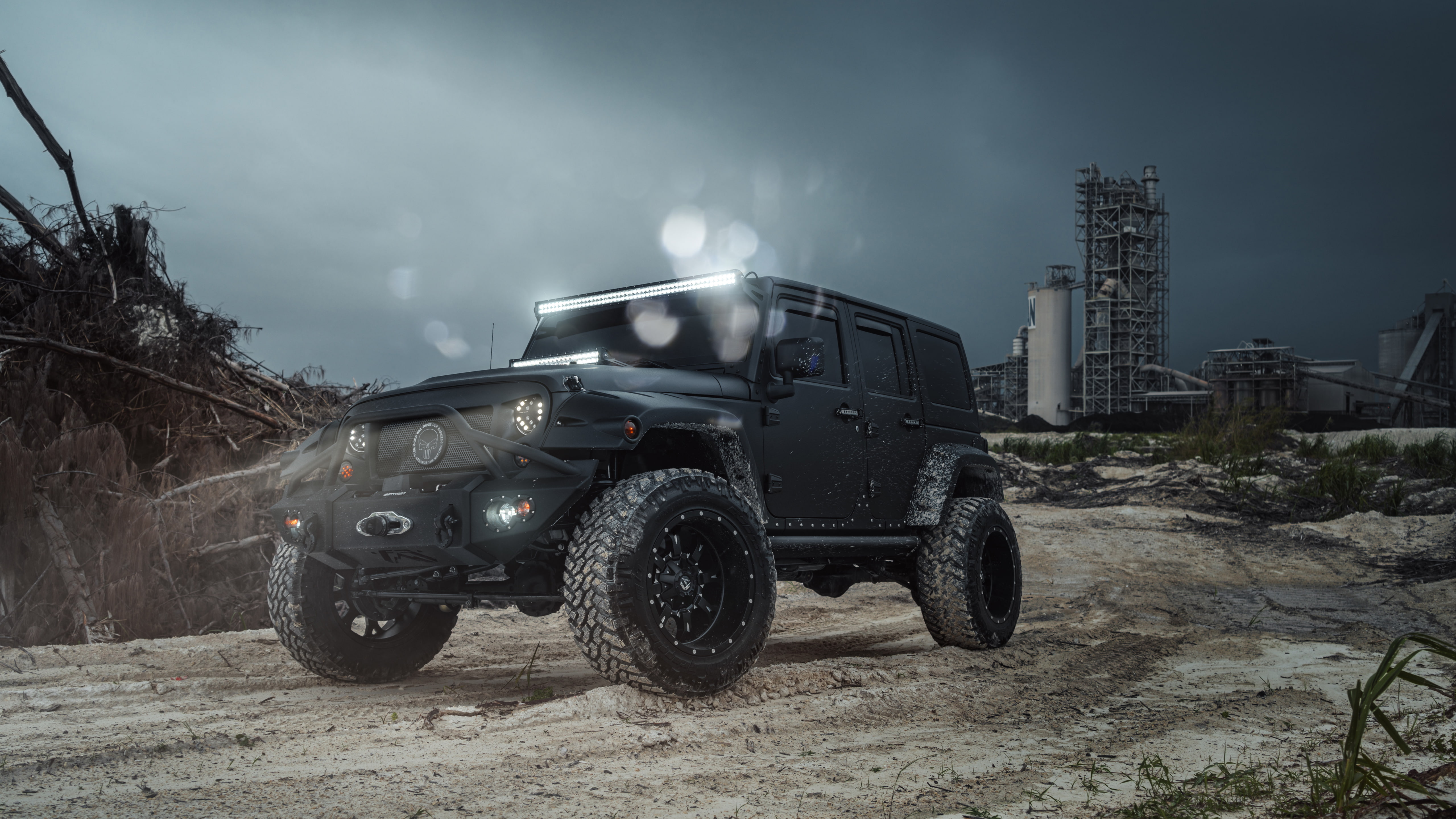 5K, Customs, Jeep, Wrangler, 2016, mc, HD Wallpaper