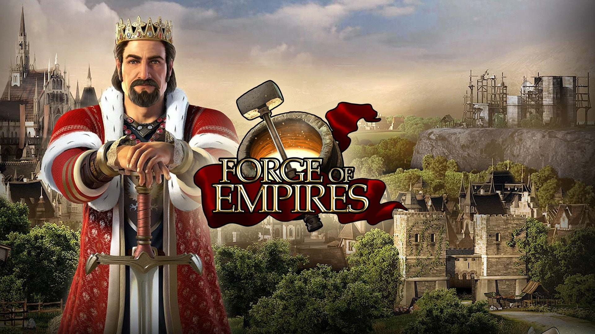 Video Game, Town, Sword, King, Forge Of Empires, 1080P, HD Wallpaper