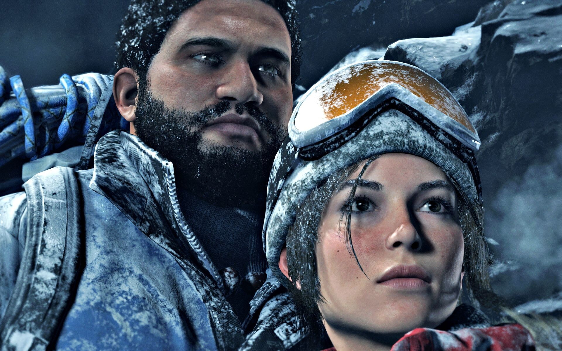 mid adult men, couple - relationship, young men, winter, hood - clothing, young adult, mid adult, cold temperature, males, Rise of the Tomb Raider, people, HD Wallpaper