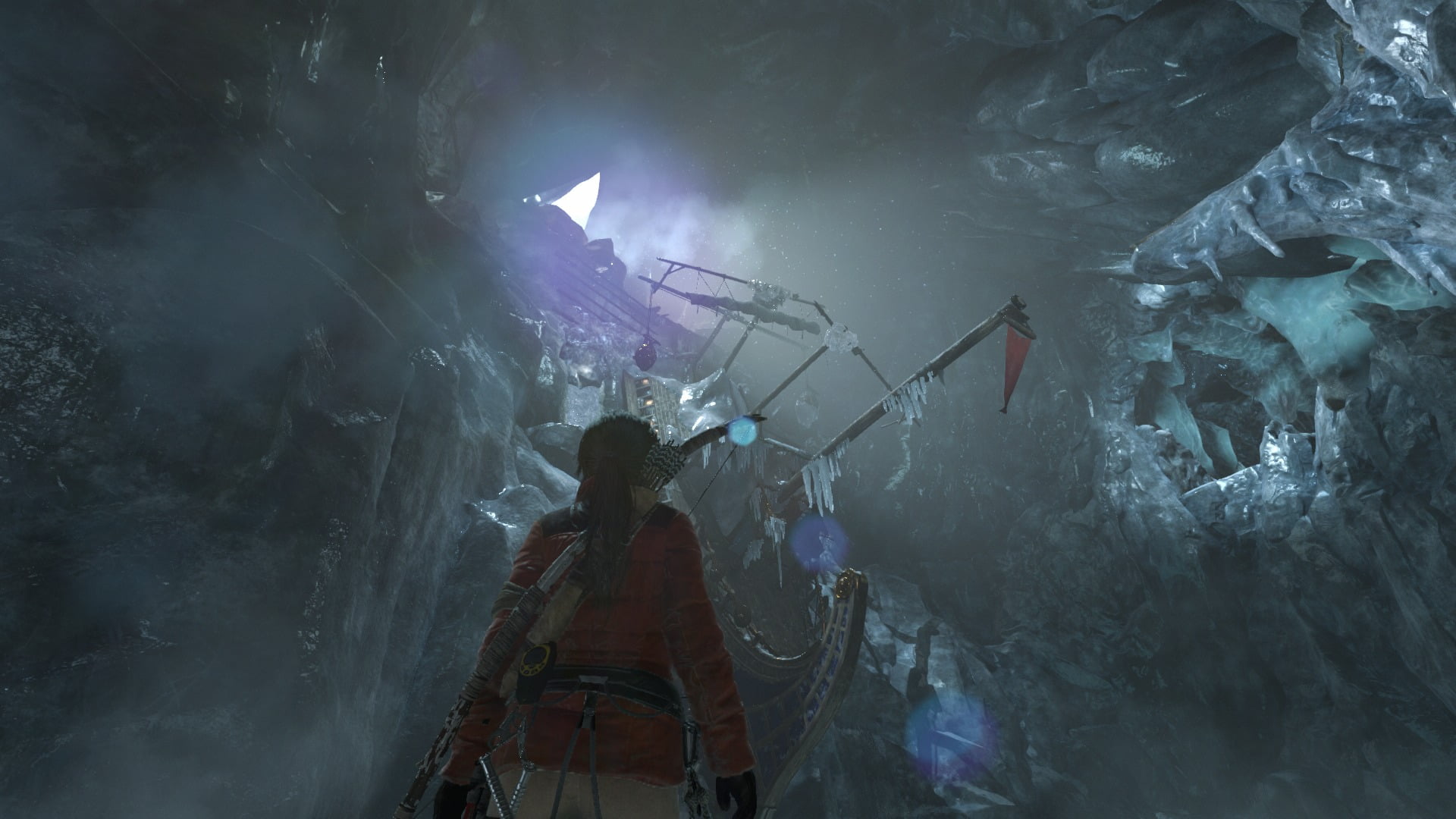 smoke - physical structure, Rise of the Tomb Raider, rear view, performance, standing, one person, crowd, outdoors, leisure activity, real people, 1080P, HD Wallpaper
