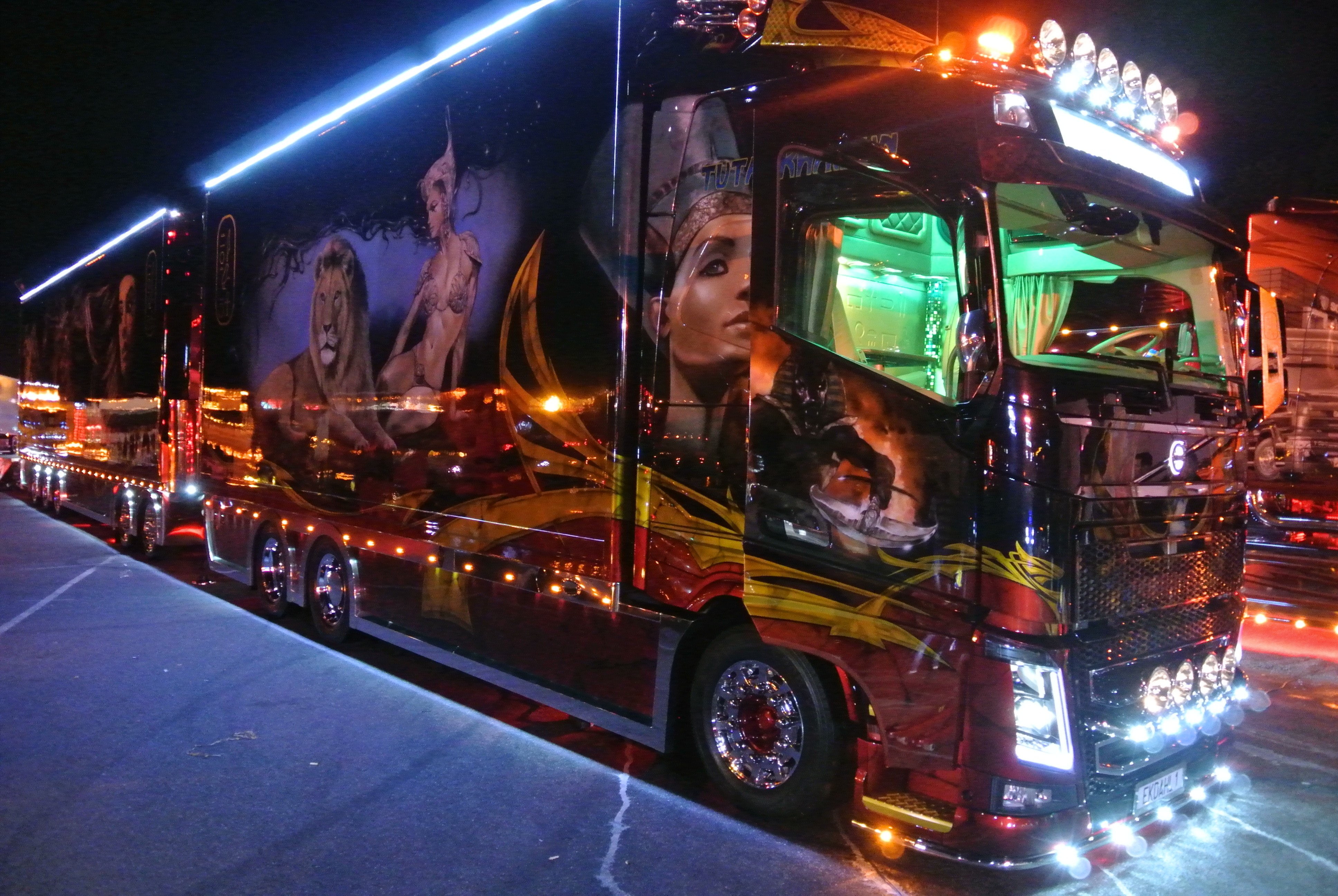 4K, ekdahl, ralf, quot tutankhamun quot, volvo, fh16 750, HD Wallpaper