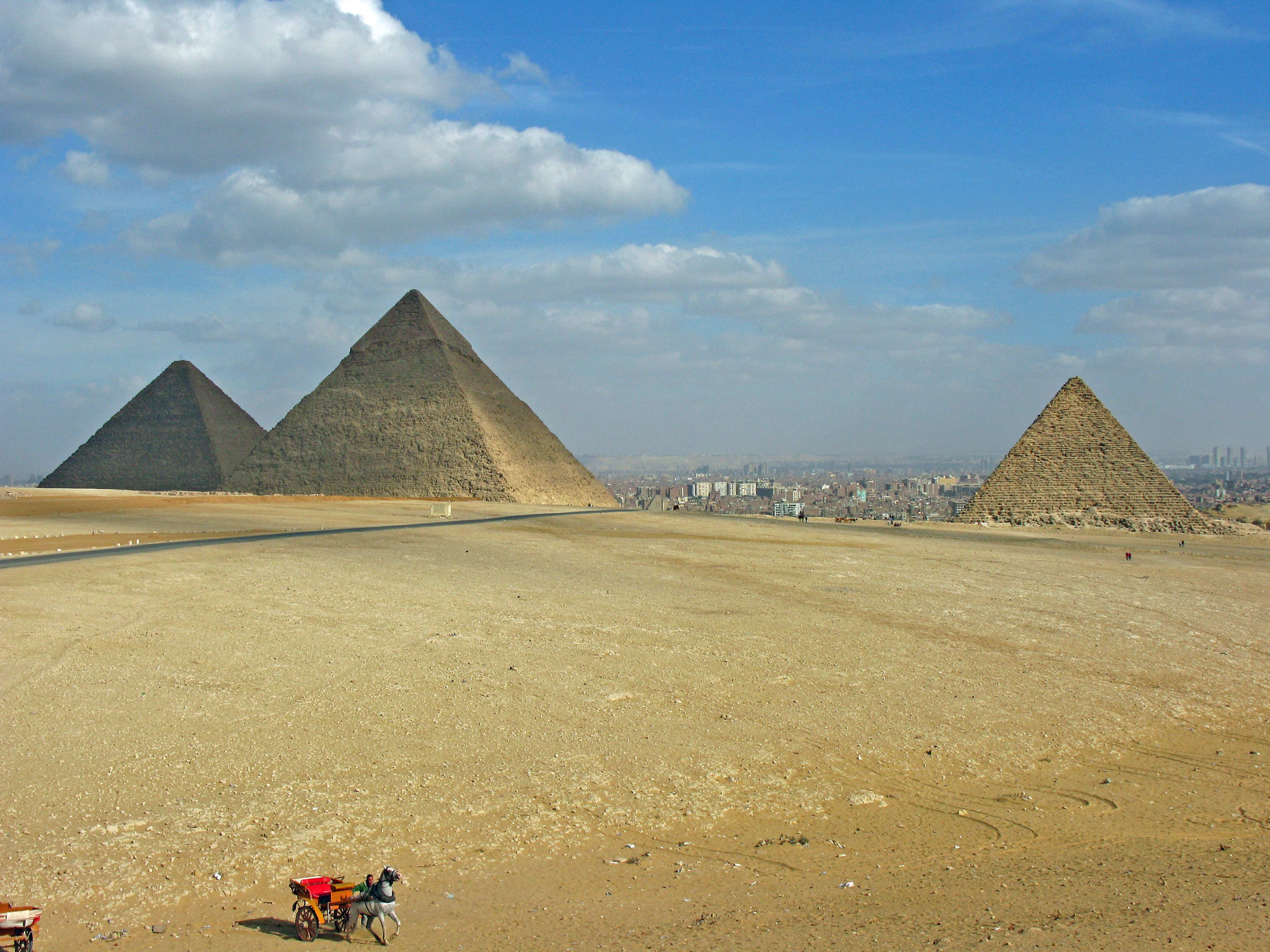 built structure, tomb, building exterior, day, desert, pharaonic, ancient, travel, scenics - nature, pyramids, pyramid, climate, incidental people, 2K, HD Wallpaper