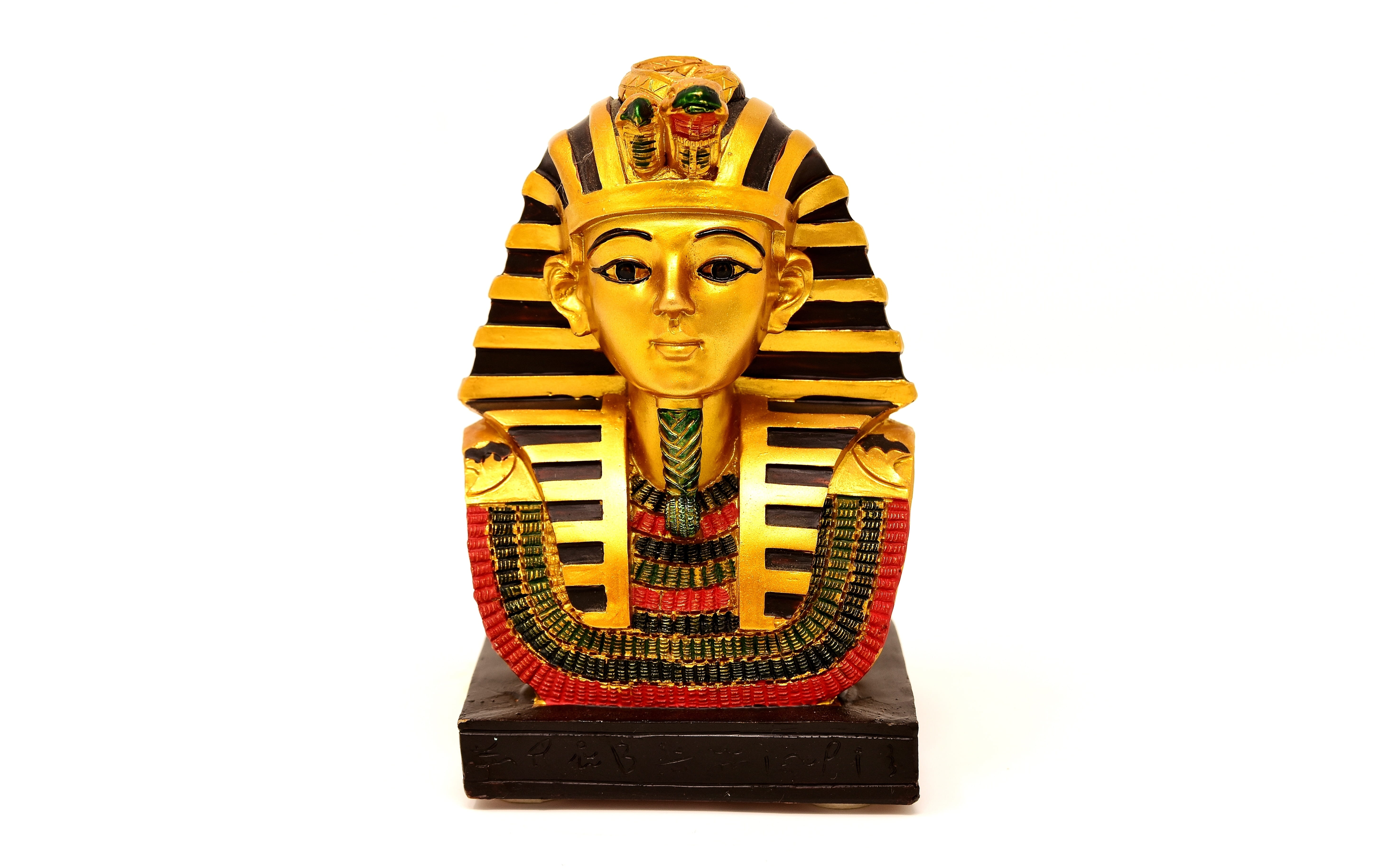 figure, multi colored, white background, fun, close-up, human representation, egypt, egyptian, wood - material, no people, single object, communication, HD Wallpaper