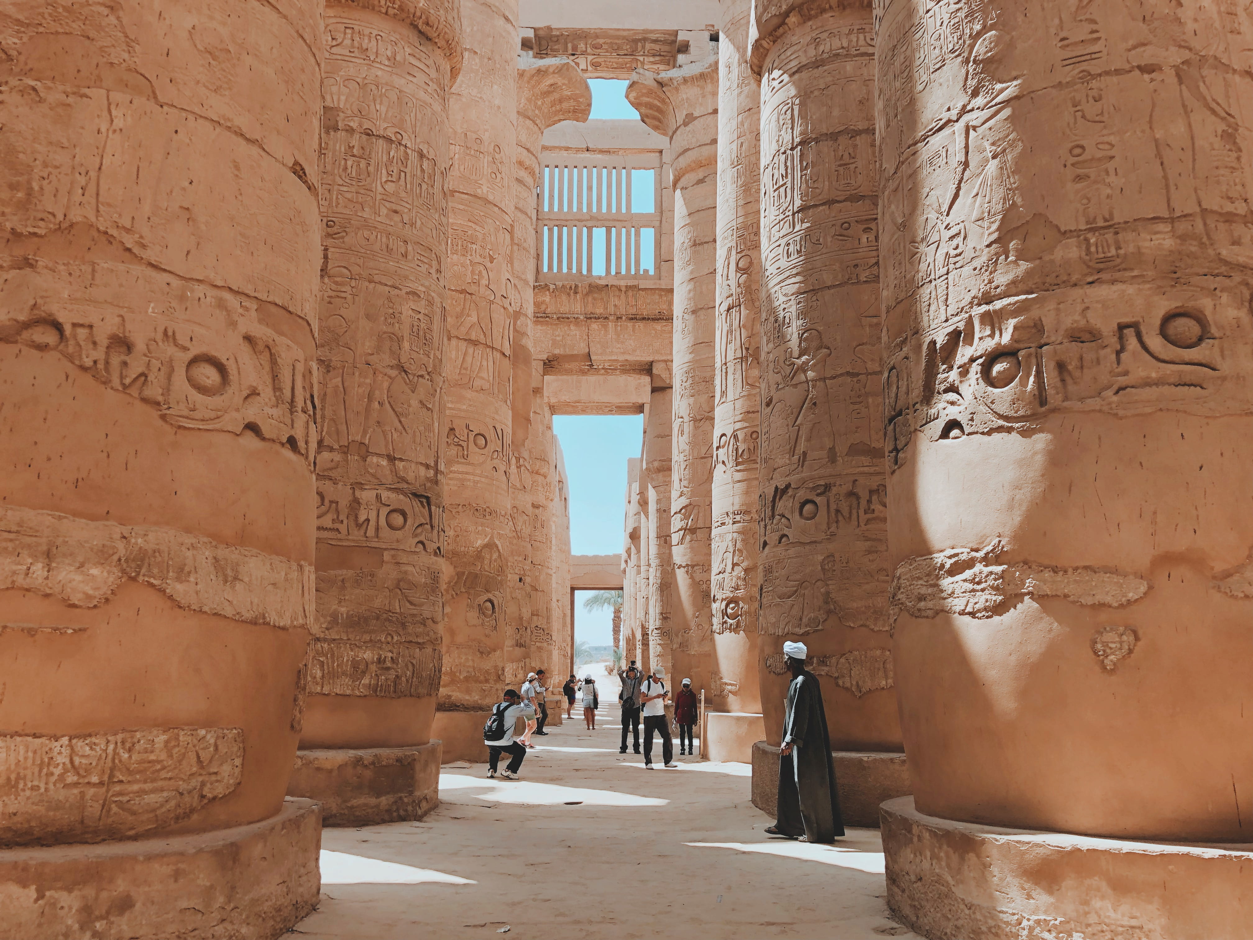 ancient civilization, craft, travel destinations, built structure, near, architectural, tourism, standing, day, egyptian, history, sky, brown, old, temple, HD Wallpaper
