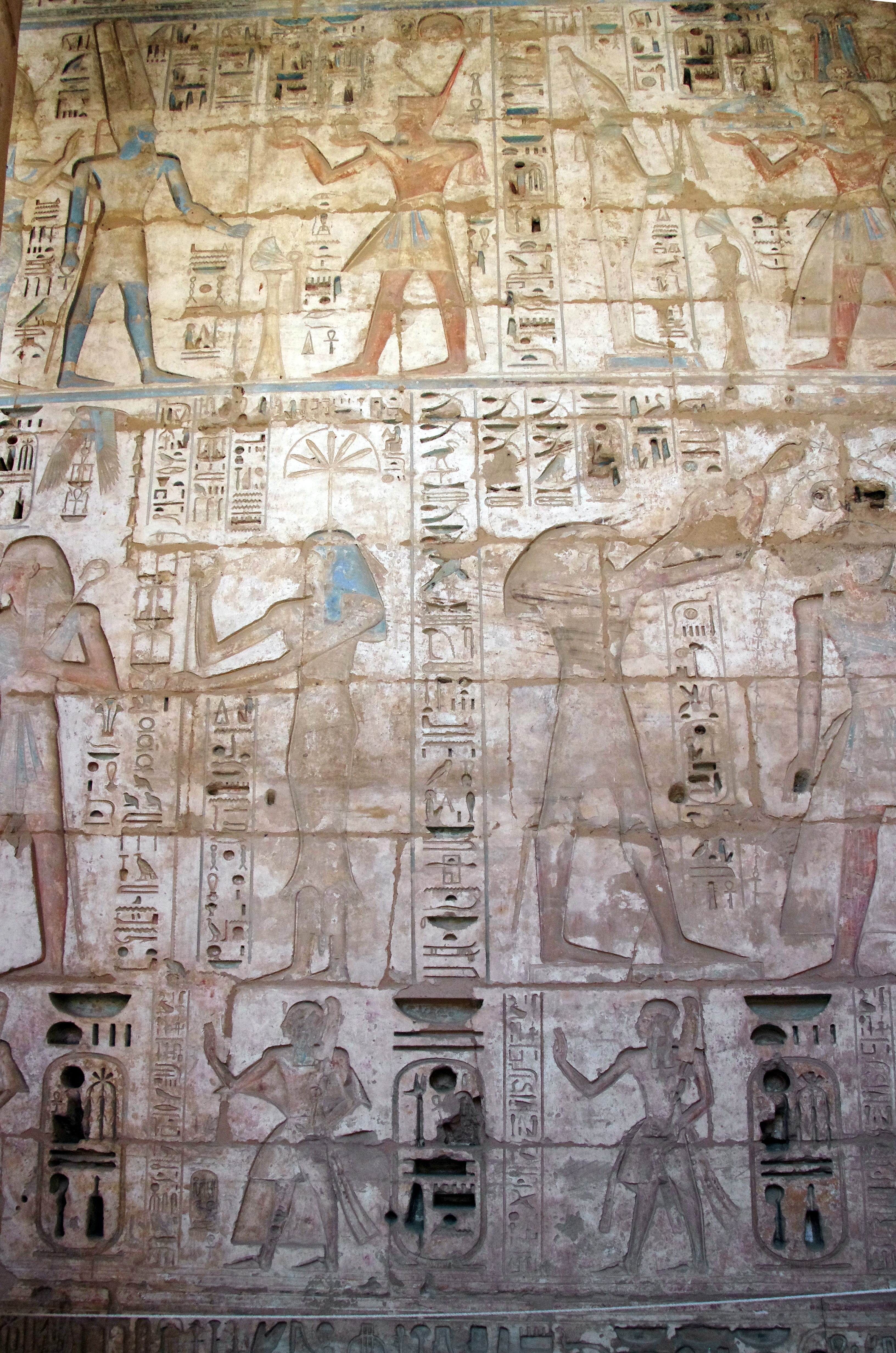 hieroglyphs, text, thebes, history, currency, religion, wall - building feature, temple, male likeness, medinet-habu, no people, art and craft, the past, Phone HD Wallpaper