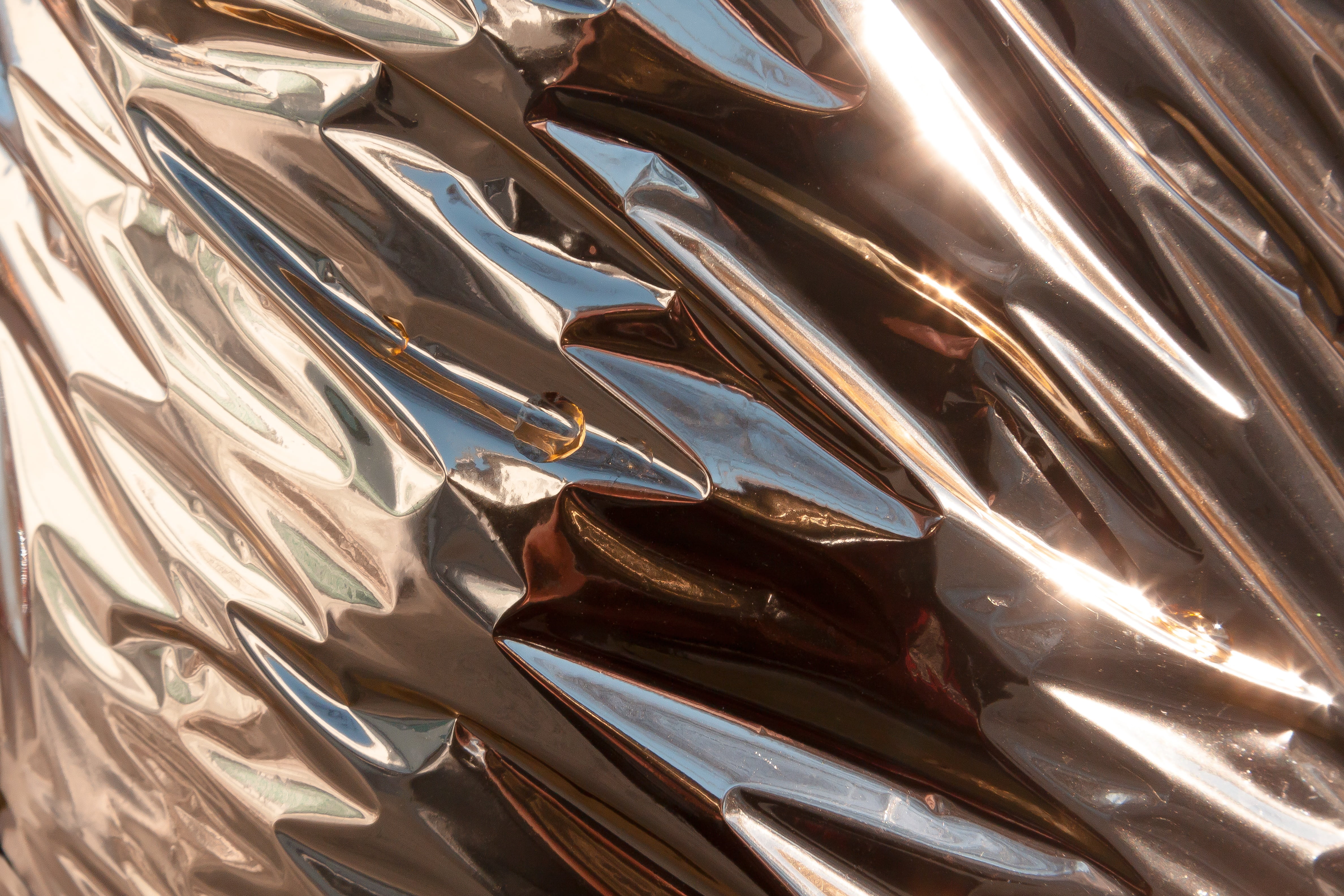 mirroring, fashion, sunlight, full frame, sun, 4K, abstract, day, gold colored, foil, glasses, backgrounds, silver colored, packaging, light, large group of objects, HD Wallpaper