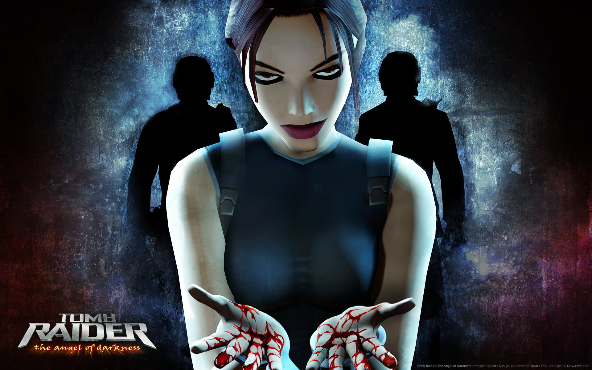 human representation, damaged, Lara Croft, three quarter length, digital composite, real people, wall - building feature, waist up, standing, Tomb Raider VI: The Angel of Darkness, HD Wallpaper