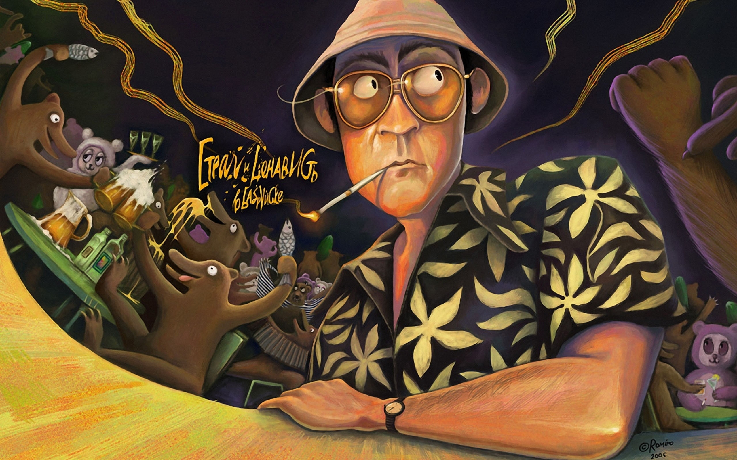 psychedelic, las, 2K, vegas, loathing, fear, HD Wallpaper