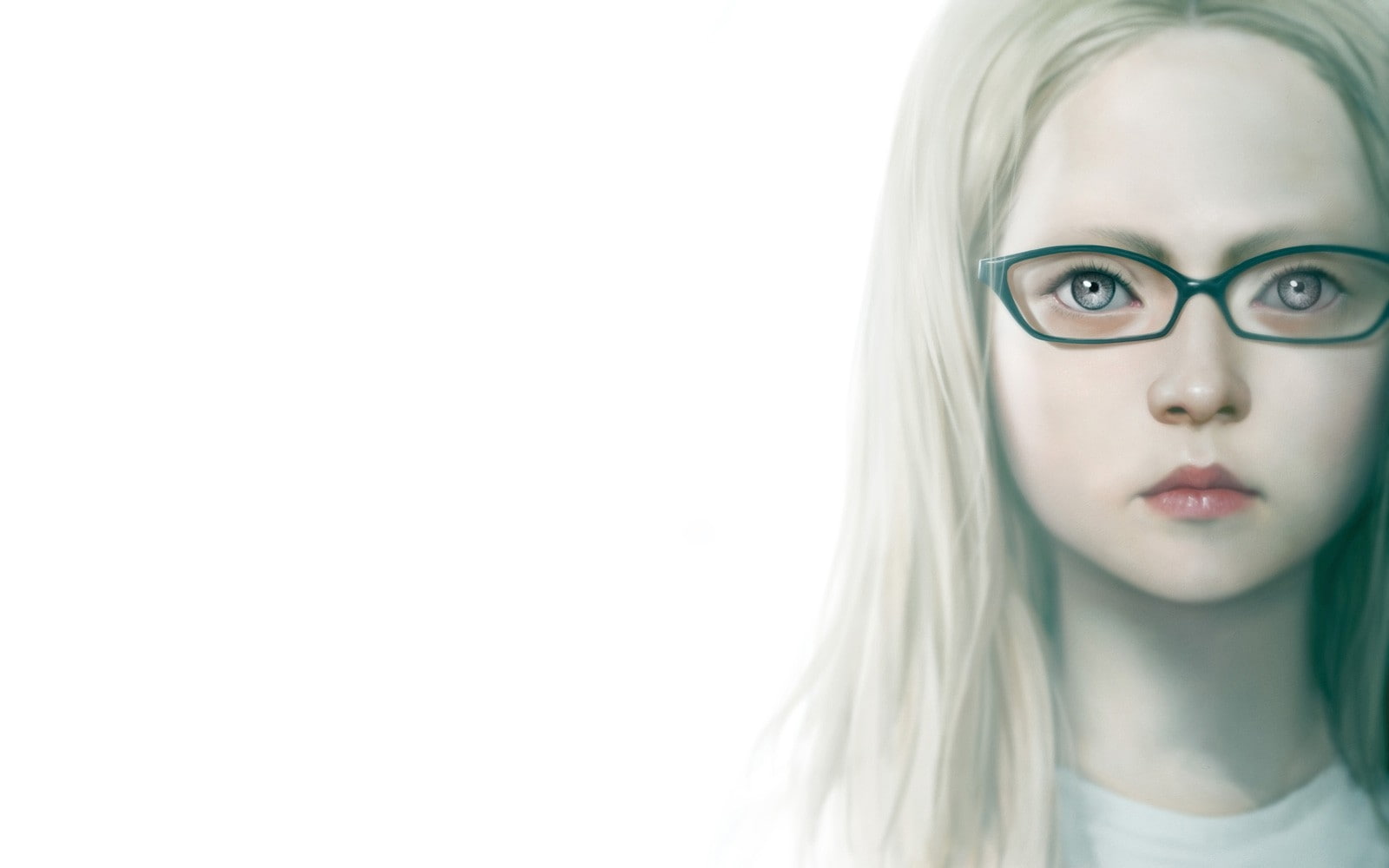 children, artwork, x, women, girls, wal, people, background, glasses, hd, chan, 720P, art, faces, white, jason, HD Wallpaper