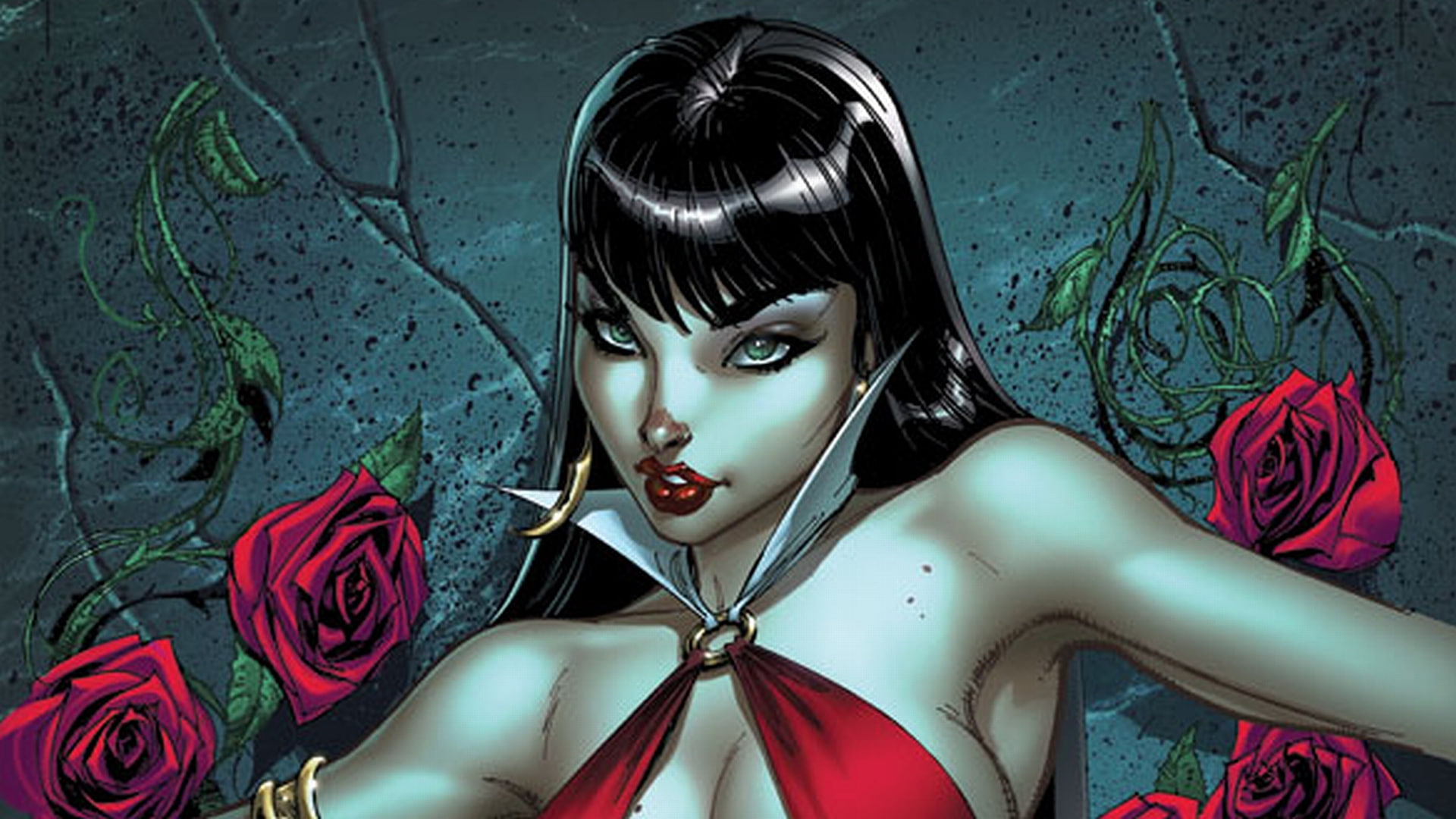 comics, hd, vampirella, 1080P, HD Wallpaper