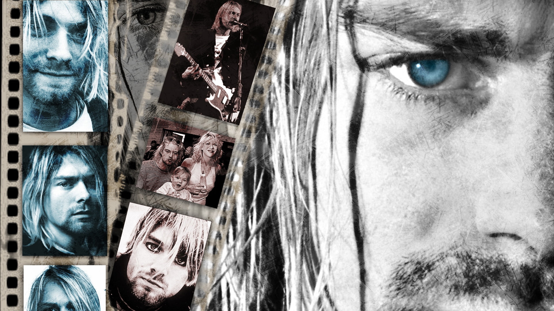 nirvana, bristle, face, eye, 1080P, soloist, HD Wallpaper