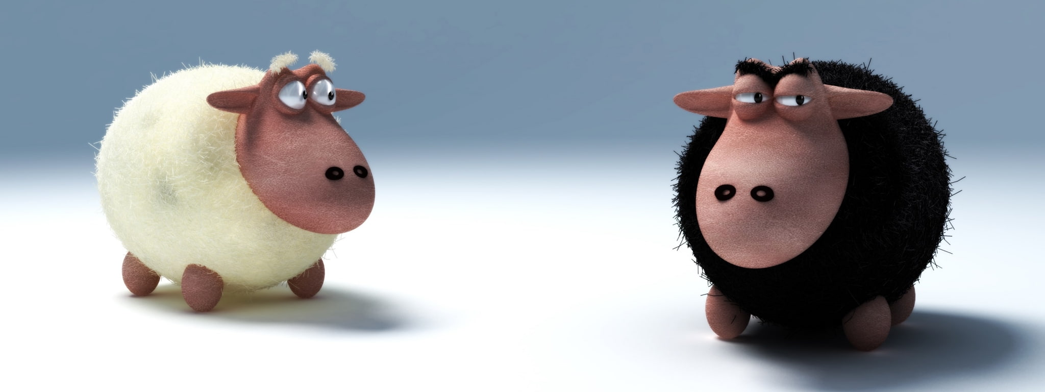toy, mammal, studio shot, dual screen picture images, representation, close-up, two objects, stuffed toy, 1080P, art and craft, no people, bird, indoors, HD Wallpaper