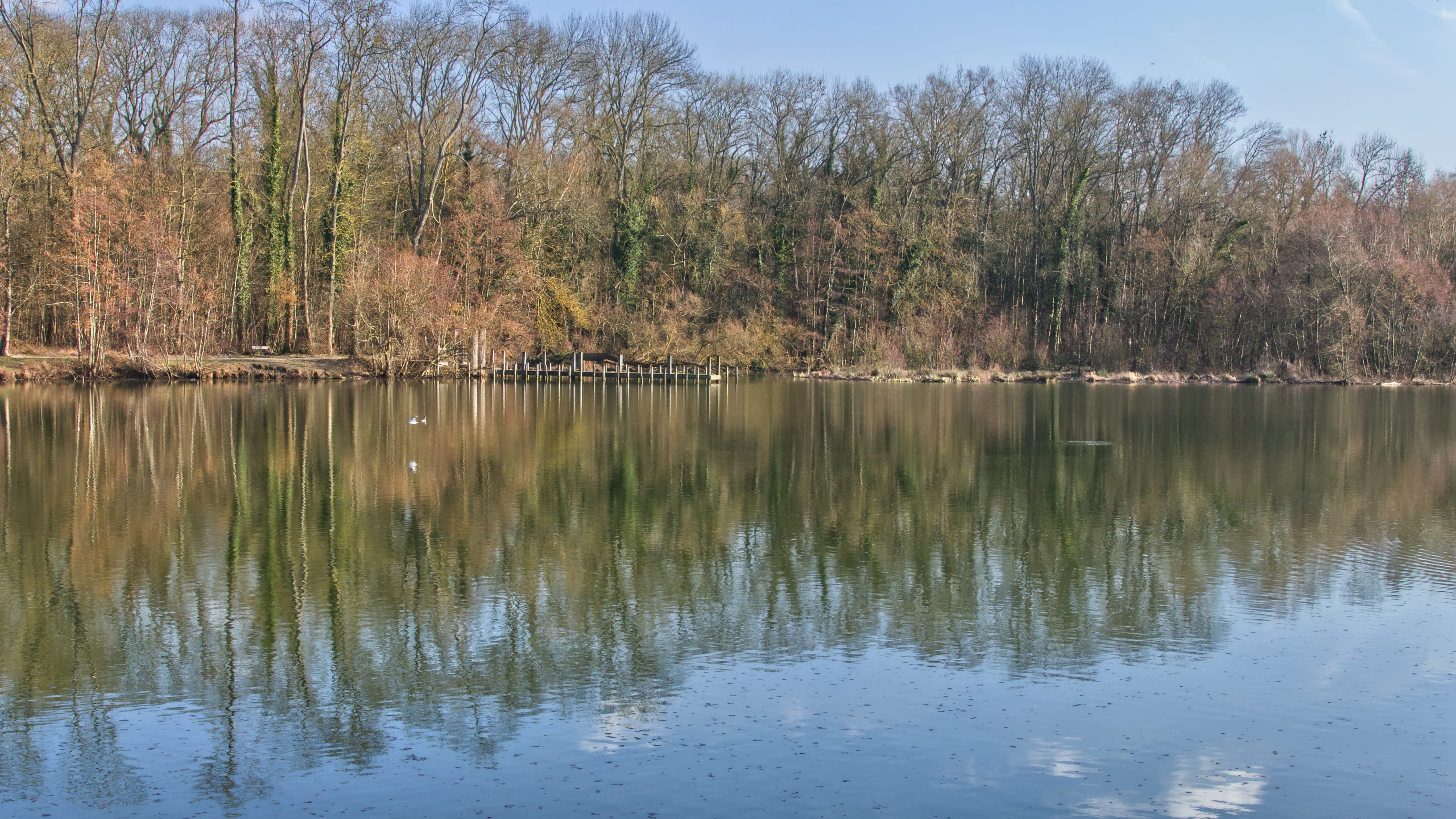 waterfront, landscape, canal, no people, scenics - nature, day, gouvernes, plant, scenery, lake, reservoir, pond, 5K, autumn, non-urban scene, tranquility, HD Wallpaper