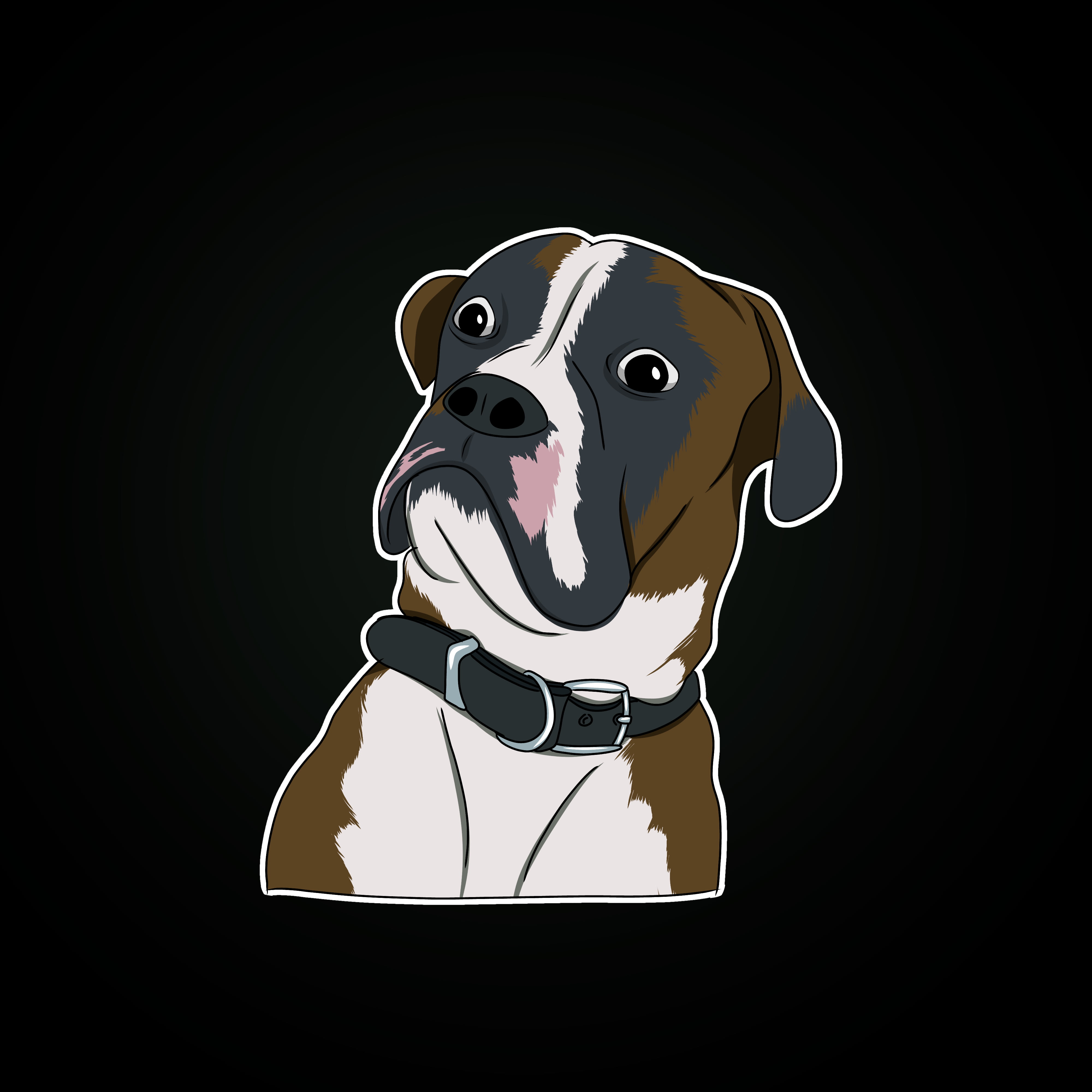 mouth, facial expression, dog, fun, portrait, one animal, black background, animal body part, 4K, adult, indoors, sticker, meme, mouth open, mammal, cut out, Phone HD Wallpaper