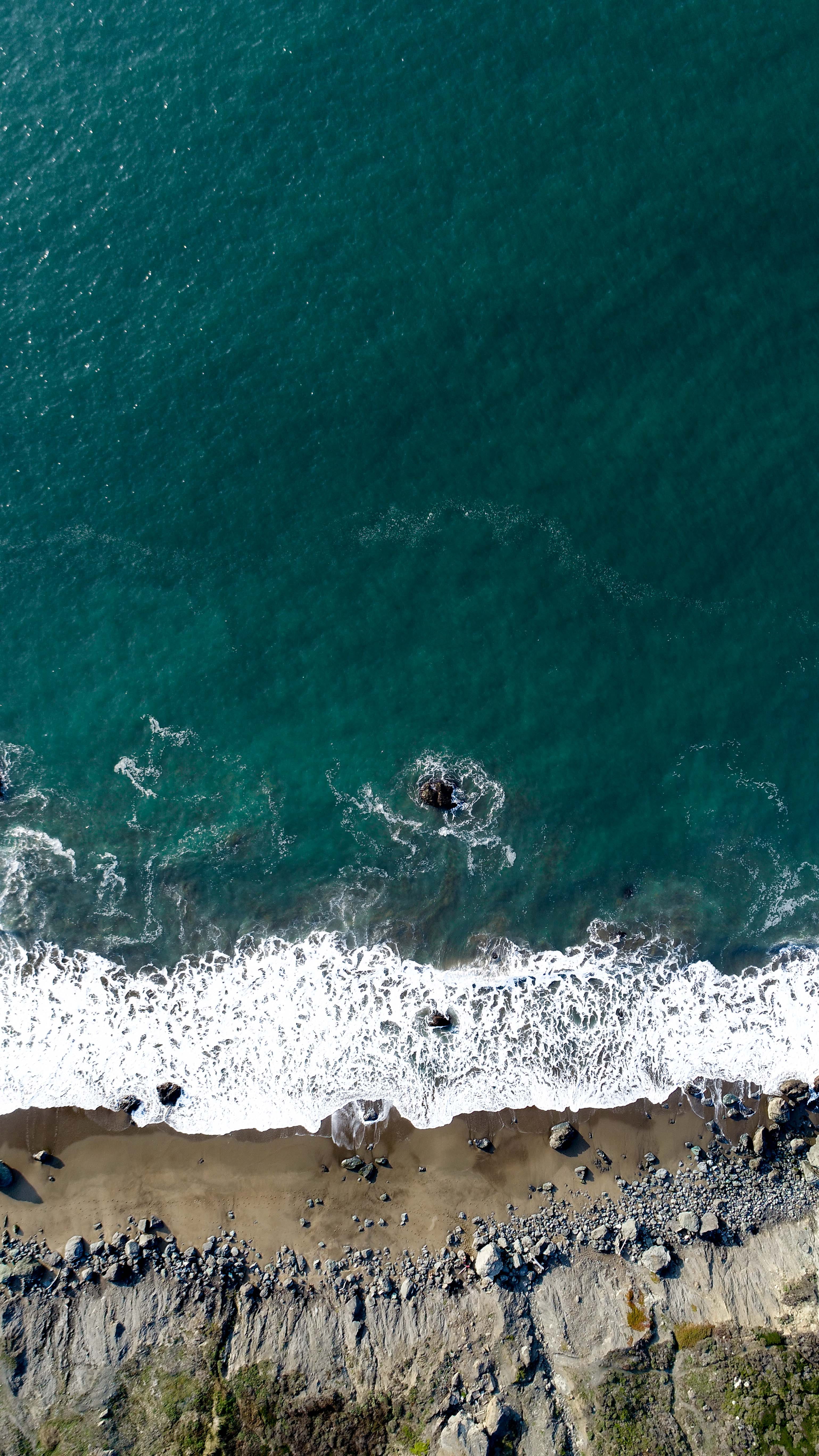 power in nature, sea, sport, drone, wave, salt water, sf, san fran, photography, nature, ocean, the bay, beauty in nature, beach, scenics - nature, bay area, Phone HD Wallpaper