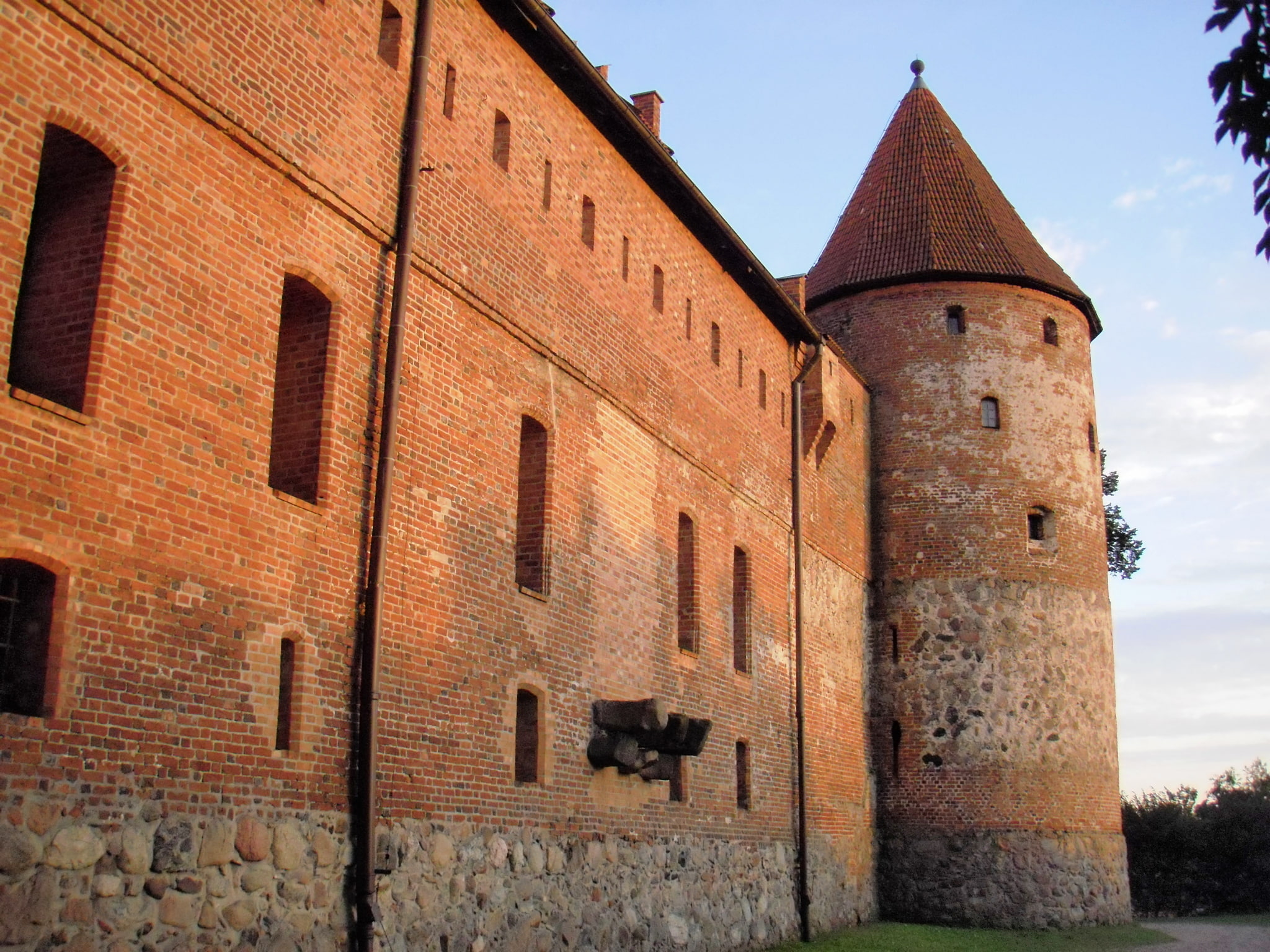 day, brick, gothic style, 1080P, wall, architecture, castle, the past, old, building exterior, Teutonic Order, Bytów, travel destinations, tower, no people, HD Wallpaper