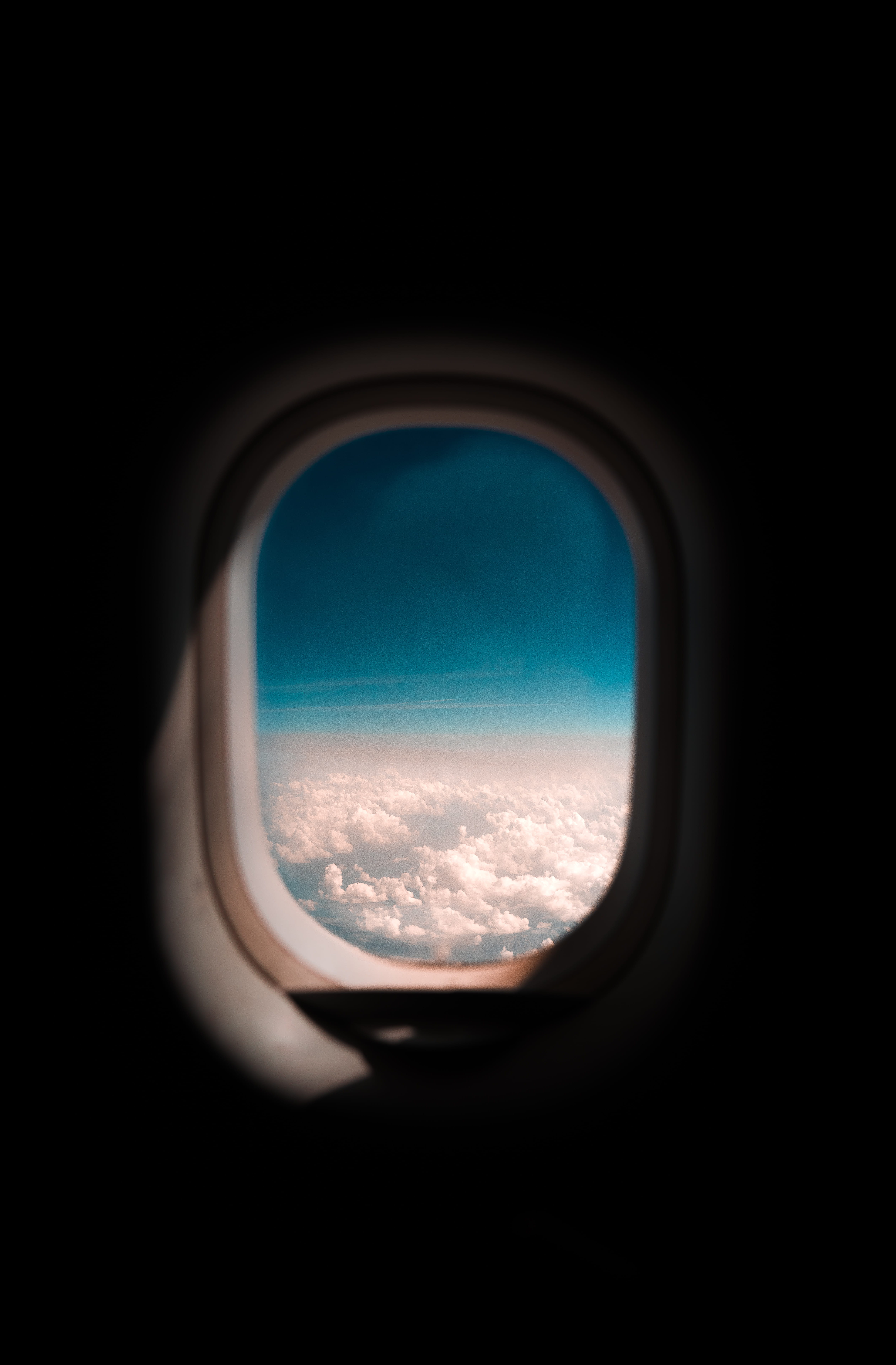 sky, curtain, cloudscape, travel, window shade, transparent, white, airplane, plant, transportation, air vehicle, shutter, home decor, shipping container, Phone HD Wallpaper