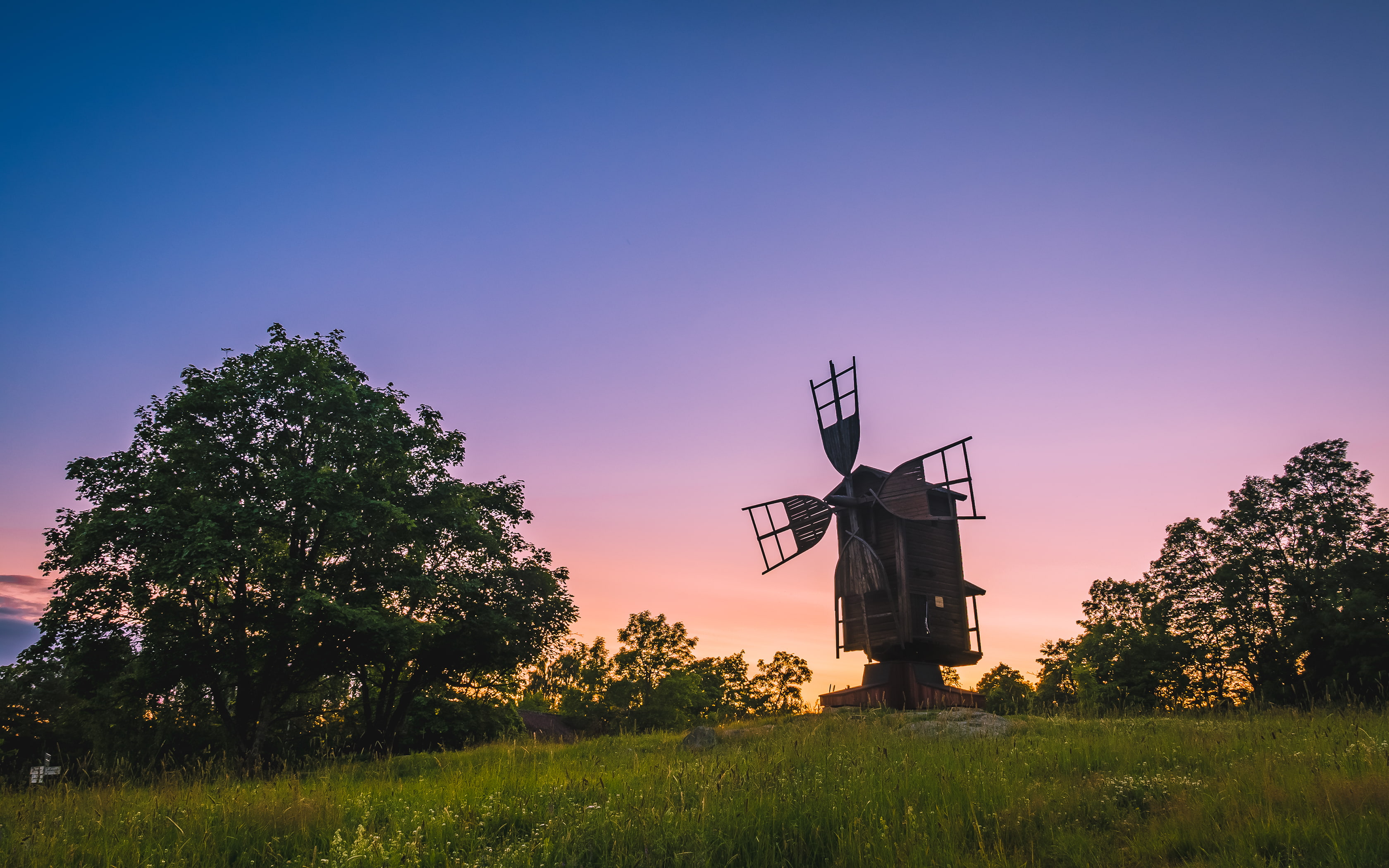 In new hampshire, nature, Finland, sunset, 2K, mill, HD Wallpaper