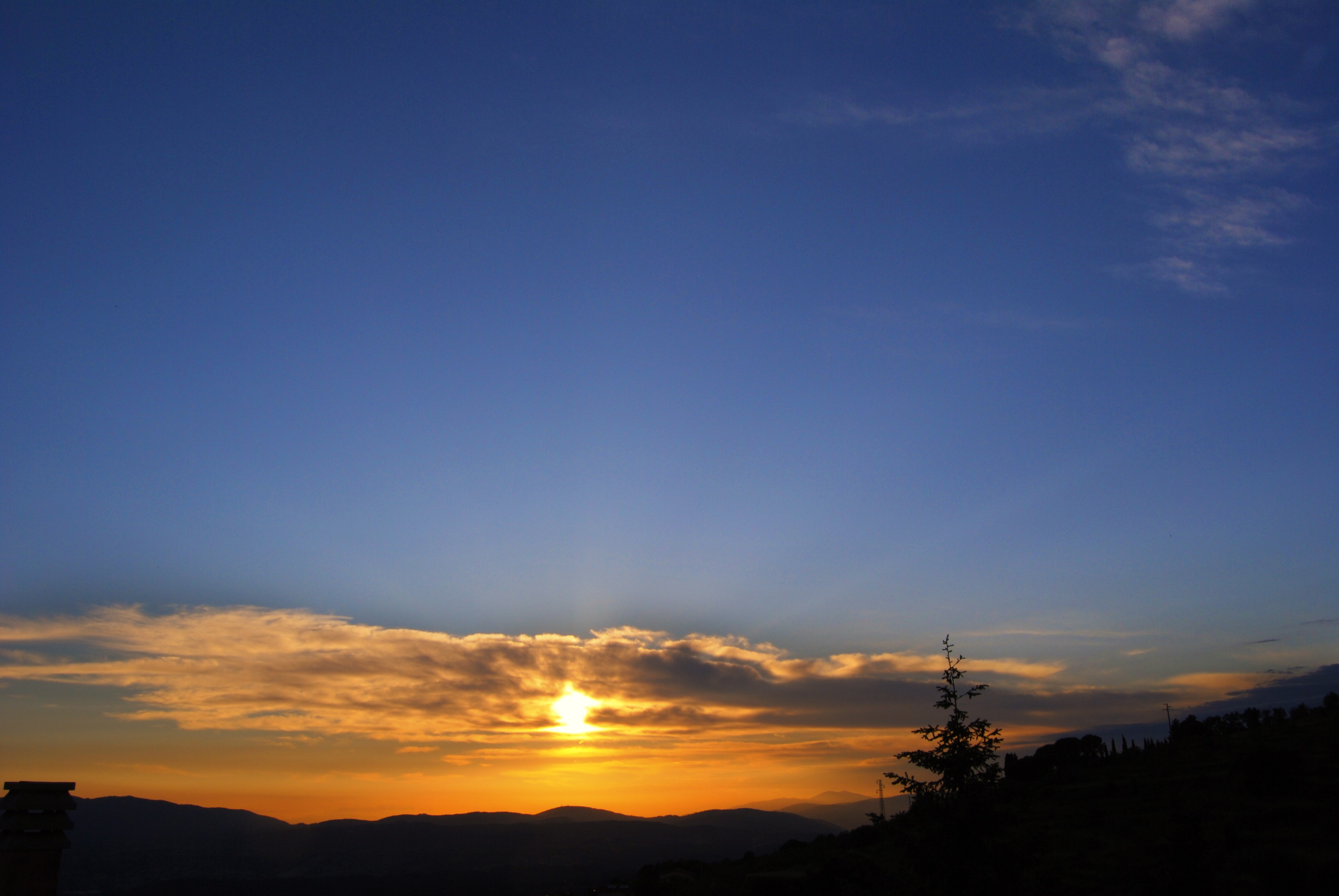 nature, dusk, sunrise - Dawn, scenics, scenics - nature, tranquil scene, sunset, non-urban scene, dawn, outdoors, copy space, sunrise, no people, horizon, HD Wallpaper