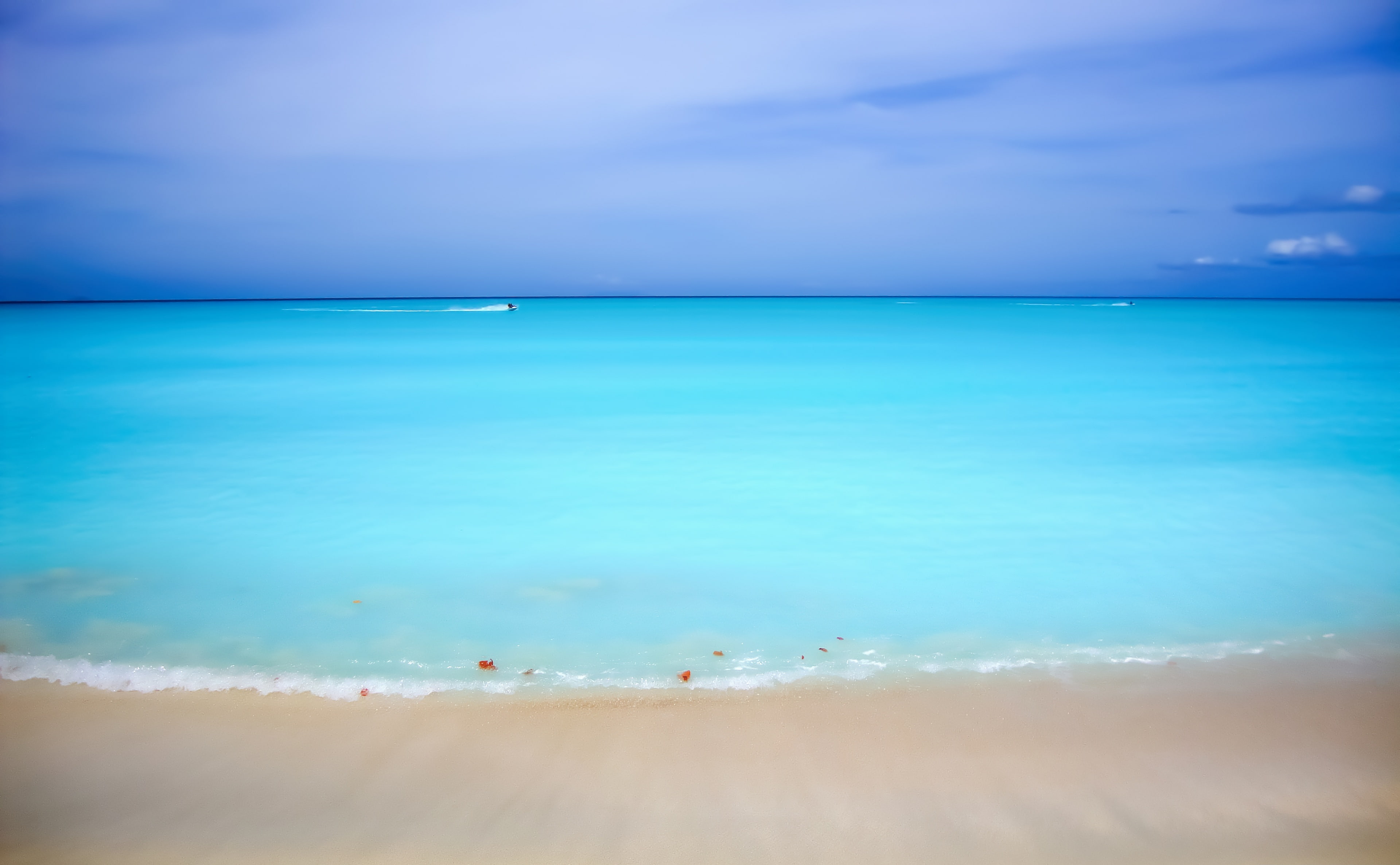 scenics - nature, beac, Shore, Landscape, Islands, tranquility, 4K, Sand, body, cloud - sky, outdoors, Outdoor, horizon over water, land, sky, Antigua, HD Wallpaper