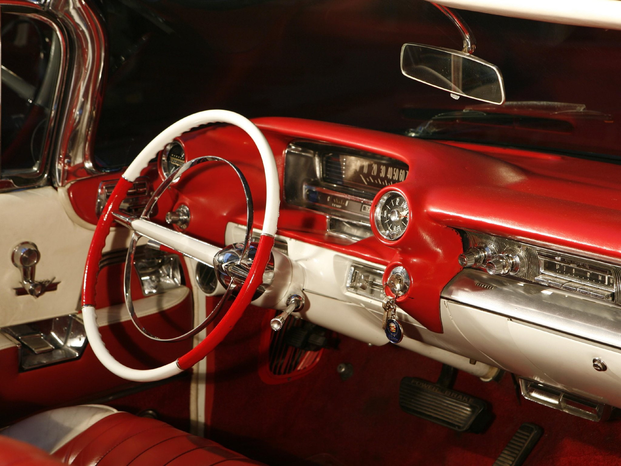 convertible, 1080P, luxury, sixty, retro, 1959, cadillac, interior, HD Wallpaper