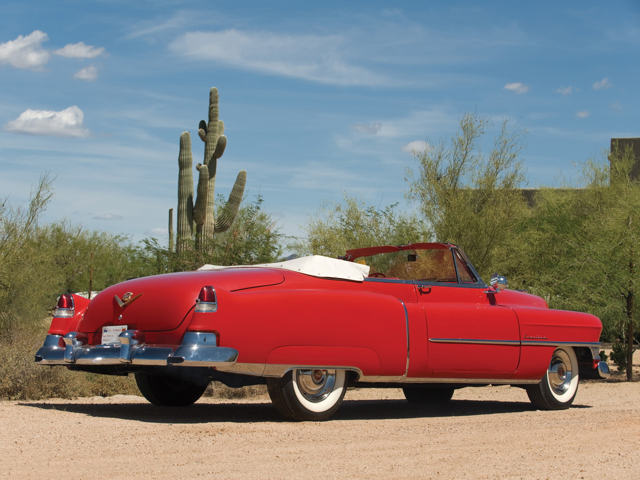 luxury, retro, 1952, convertible, sixty, cadillac, 1080P, HD Wallpaper