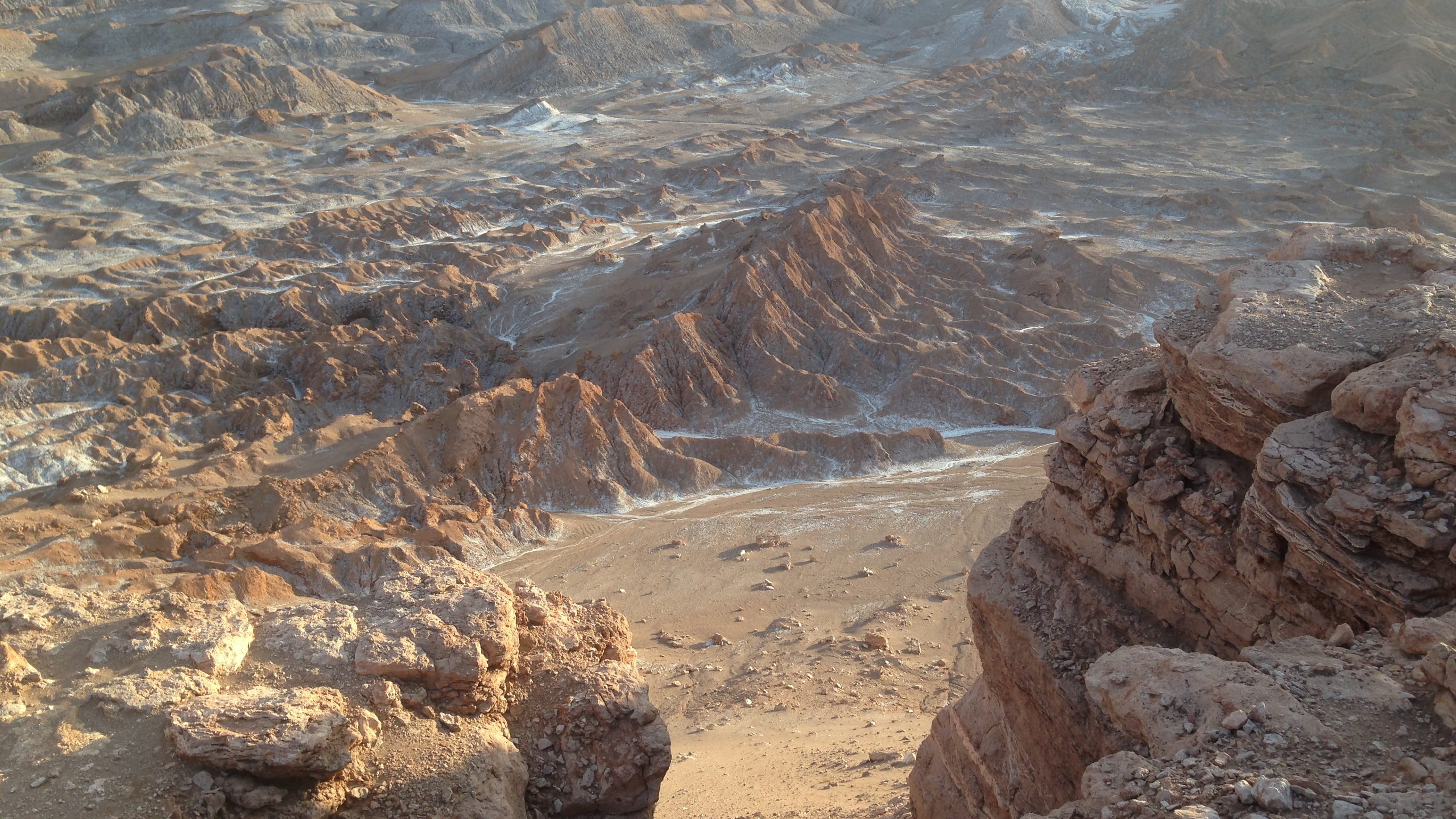 physical geography, hot, andes, environment, atacama desert, non-urban scene, rock - object, landscape, day, beauty in nature, high angle view, rock, chile, HD Wallpaper