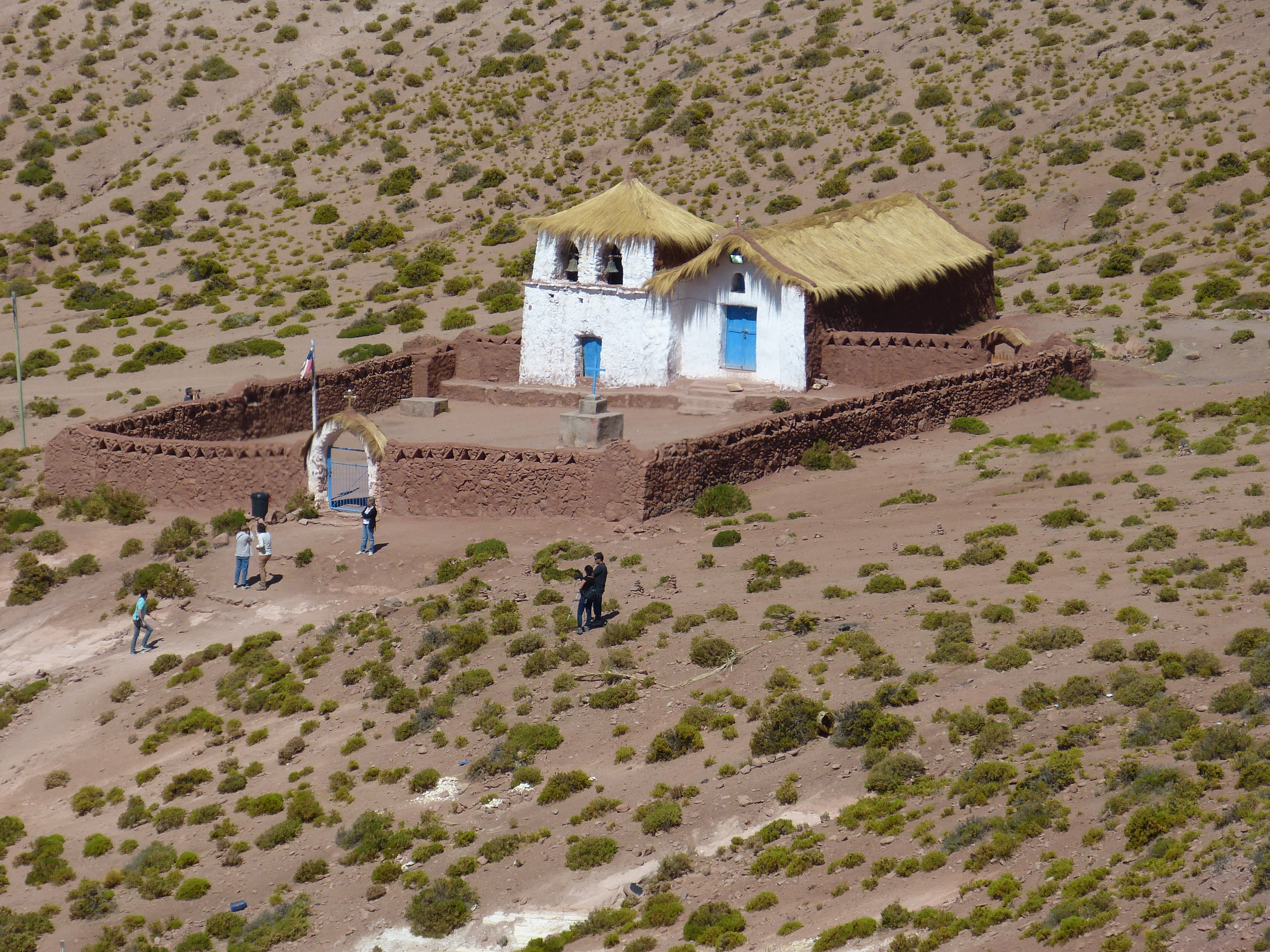 building, high angle view, environment, 4K, plant, arid climate, beauty in nature, church, house, andes, chile, desert, no people, south america, day, HD Wallpaper