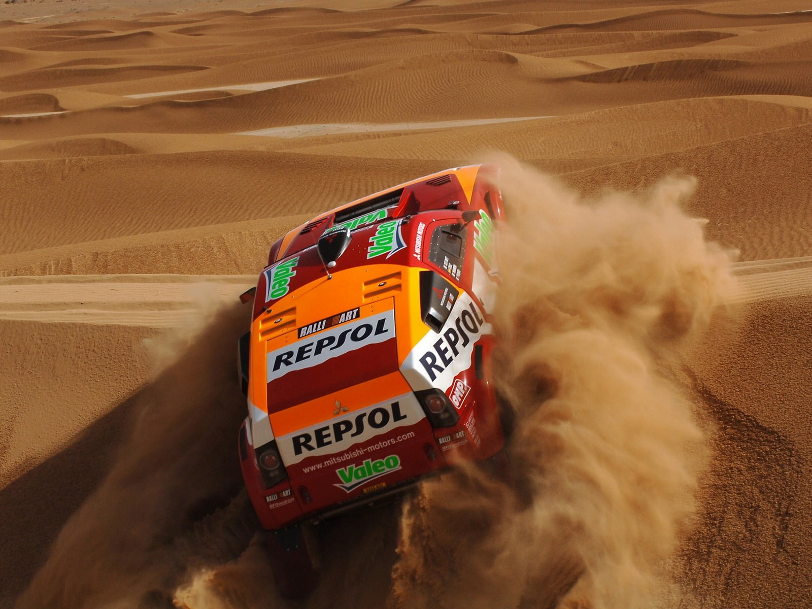 race, 2007, evolution, montero, 720P, racing, dakar, suv, mpr13, pajero, mitsubishi, offroad, HD Wallpaper