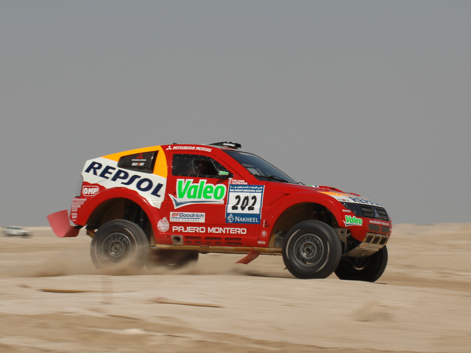montero, offroad, 720P, dakar, mpr13, racing, mitsubishi, evolution, 2007, race, pajero, suv, HD Wallpaper