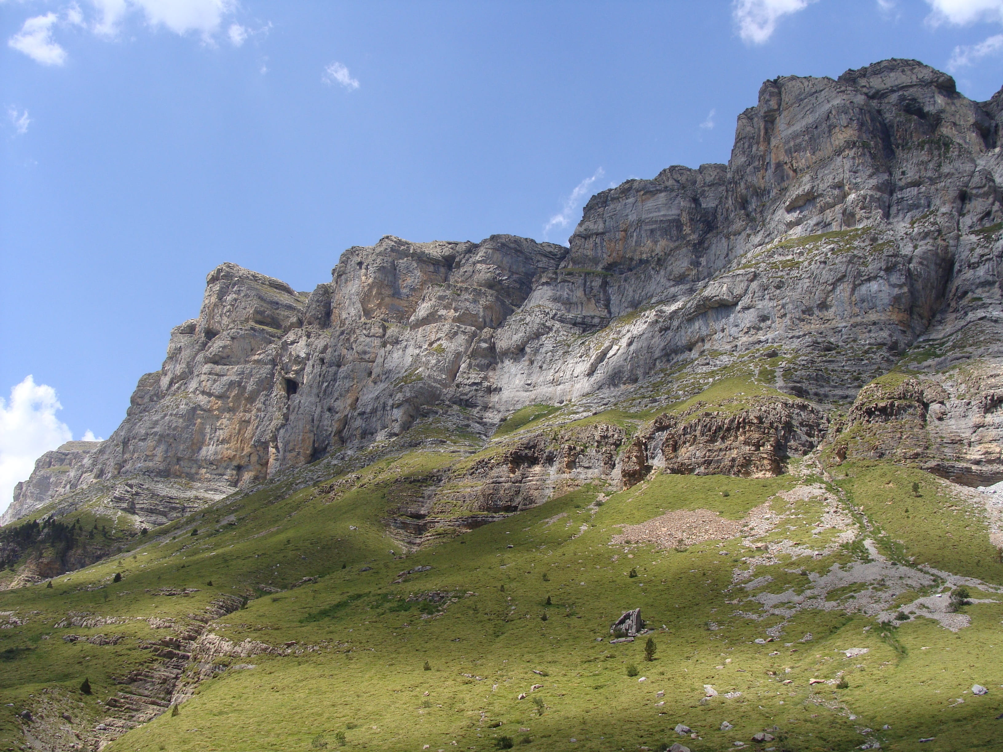 ordesa valley, beauty in nature, rock, mountaineering, leisure activity, high mountains, plant, outdoors, pyrenees, nature, scenics - nature, huesca, solid, HD Wallpaper