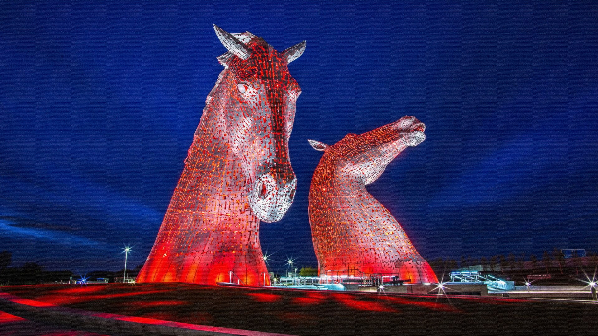 The Kelpies, Artistic, Sculpture, Man Made, 1080P, HD Wallpaper