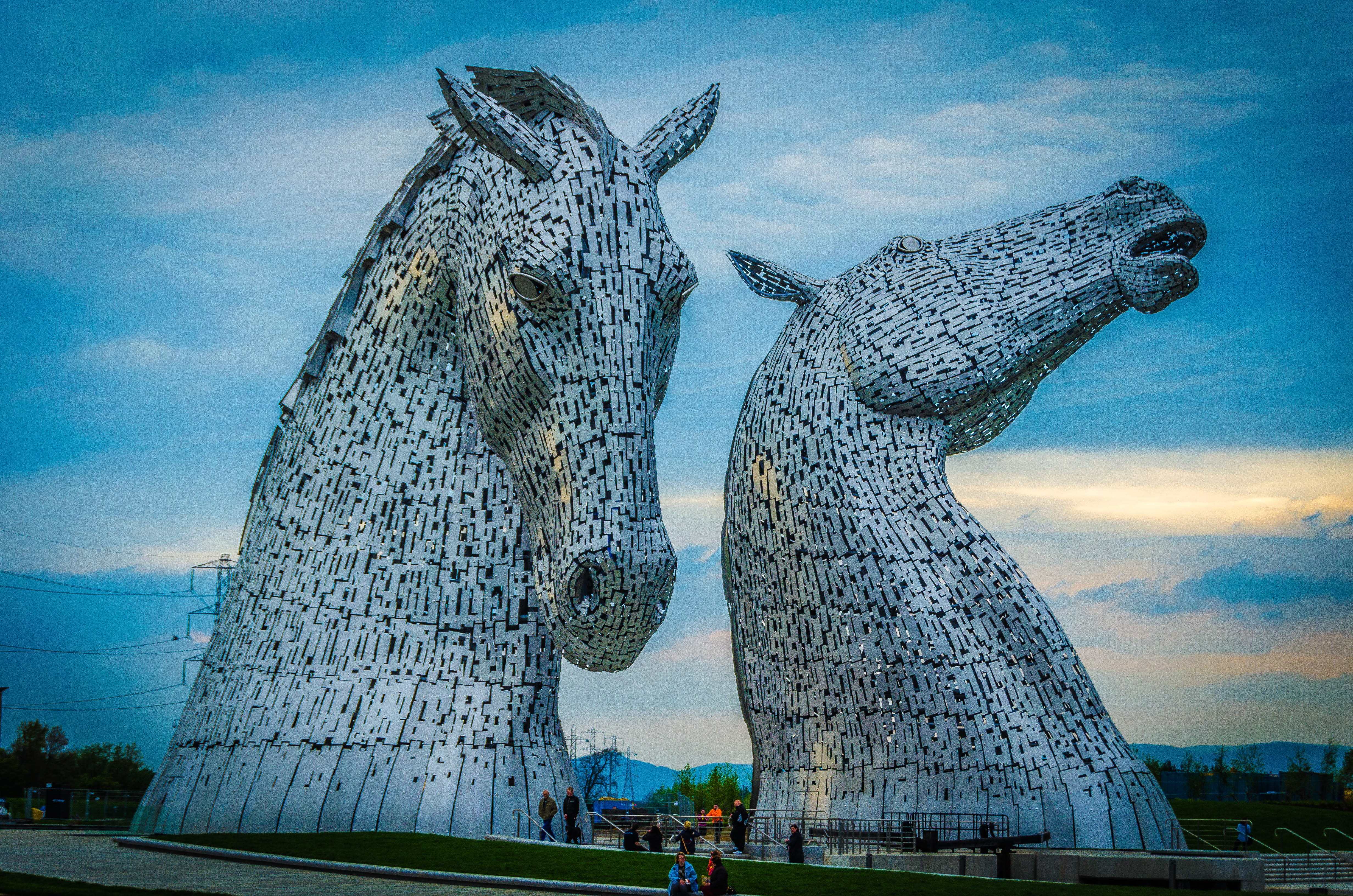 art and craft, no people, travel destinations, incidental people, animal representation, animal themes, city, sculpture, low angle view, nature, Scotland, HD Wallpaper