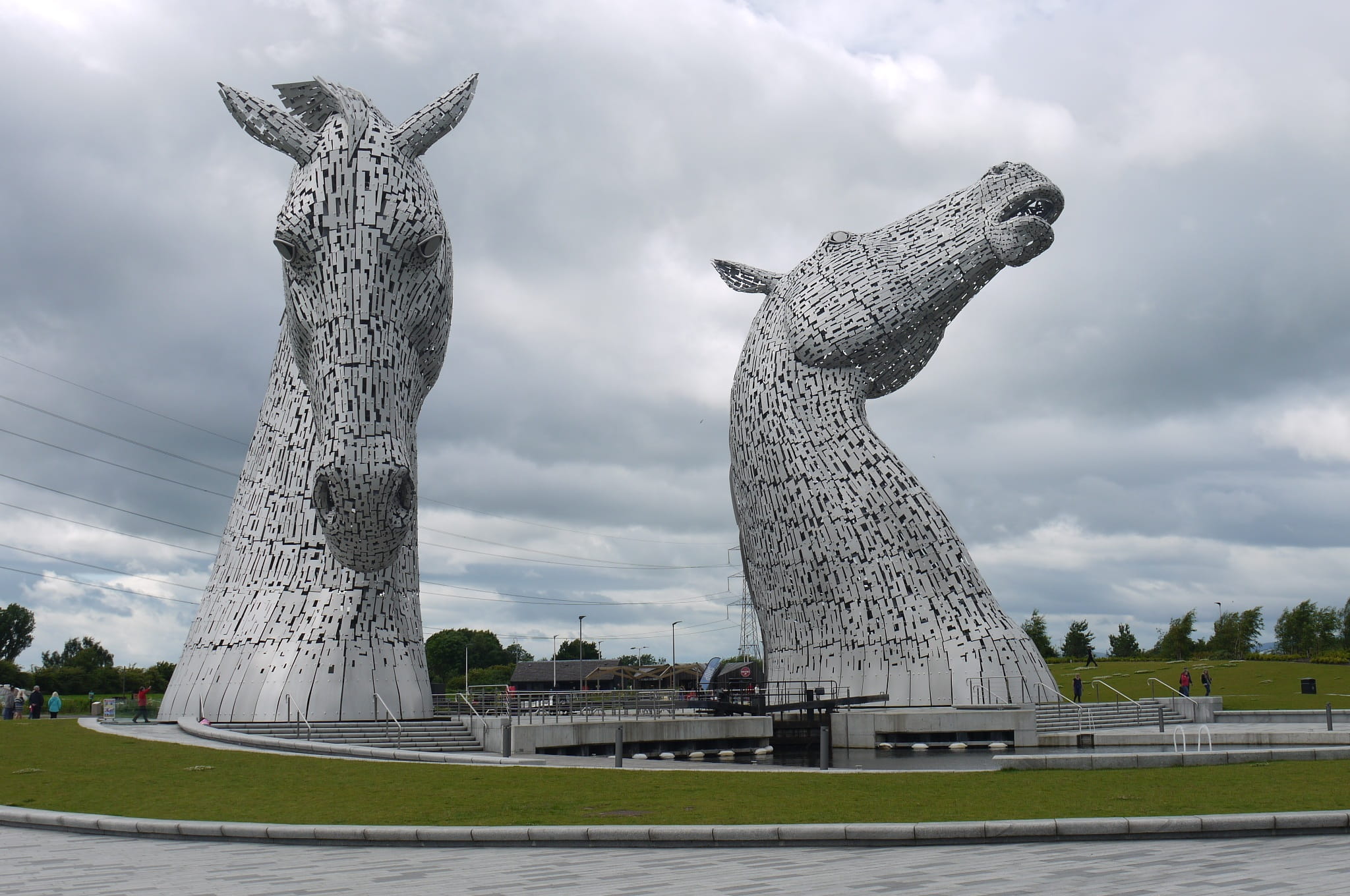 travel, lighting, day, great artwork, horse, kelpies scotland, nature, the past, tourism, architecture, sky, travel destinations, representation, head, HD Wallpaper