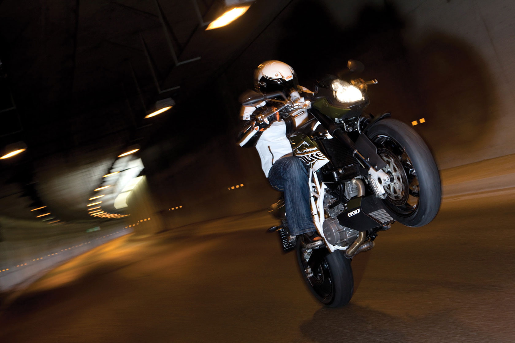 super, wheelie, ktm, 990, duke, duke r, 720P, 2010, HD Wallpaper