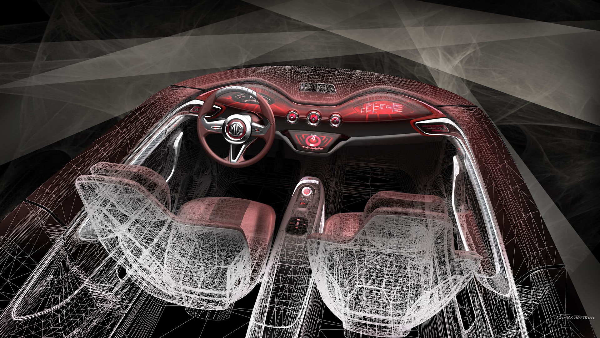 concept cars, 1080P, MG Icon, HD Wallpaper